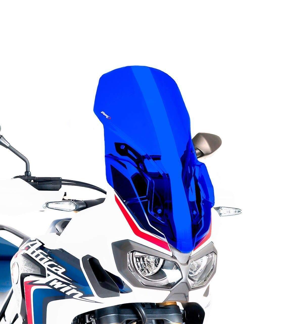 Puig Touring Screen | Blue | Honda CRF 1000 L Africa Twin Adventure Sports 2018>2019-M8905A-Screens-Pyramid Motorcycle Accessories