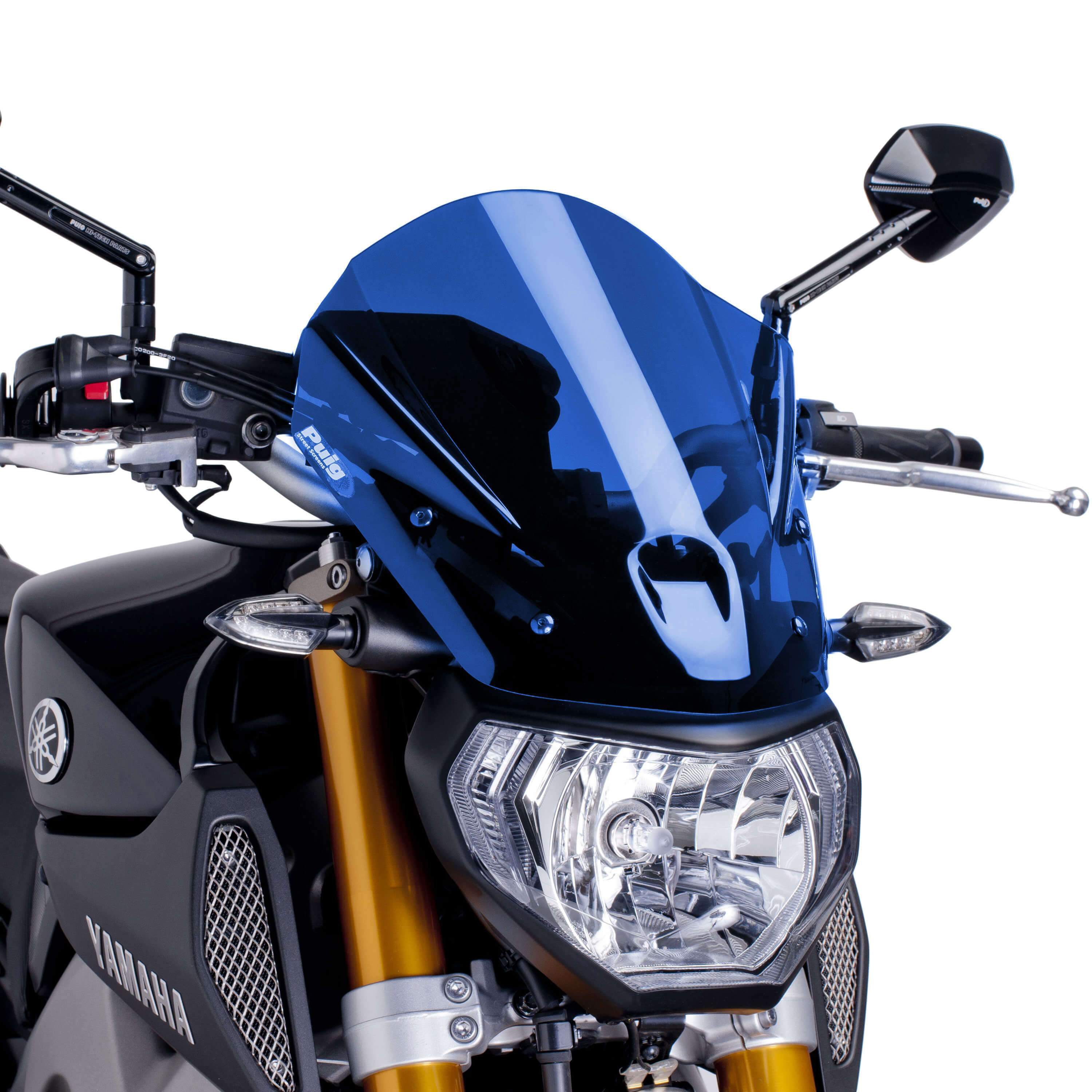 Puig Touring Screen | Blue | Yamaha MT-09 2013>2016 -  Shop name