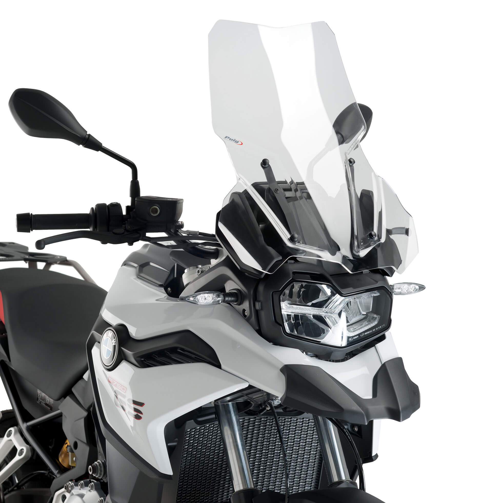 Puig Touring Screen | Clear | BMW F750 GS 2018>Current-M9770W-Screens-Pyramid Motorcycle Accessories