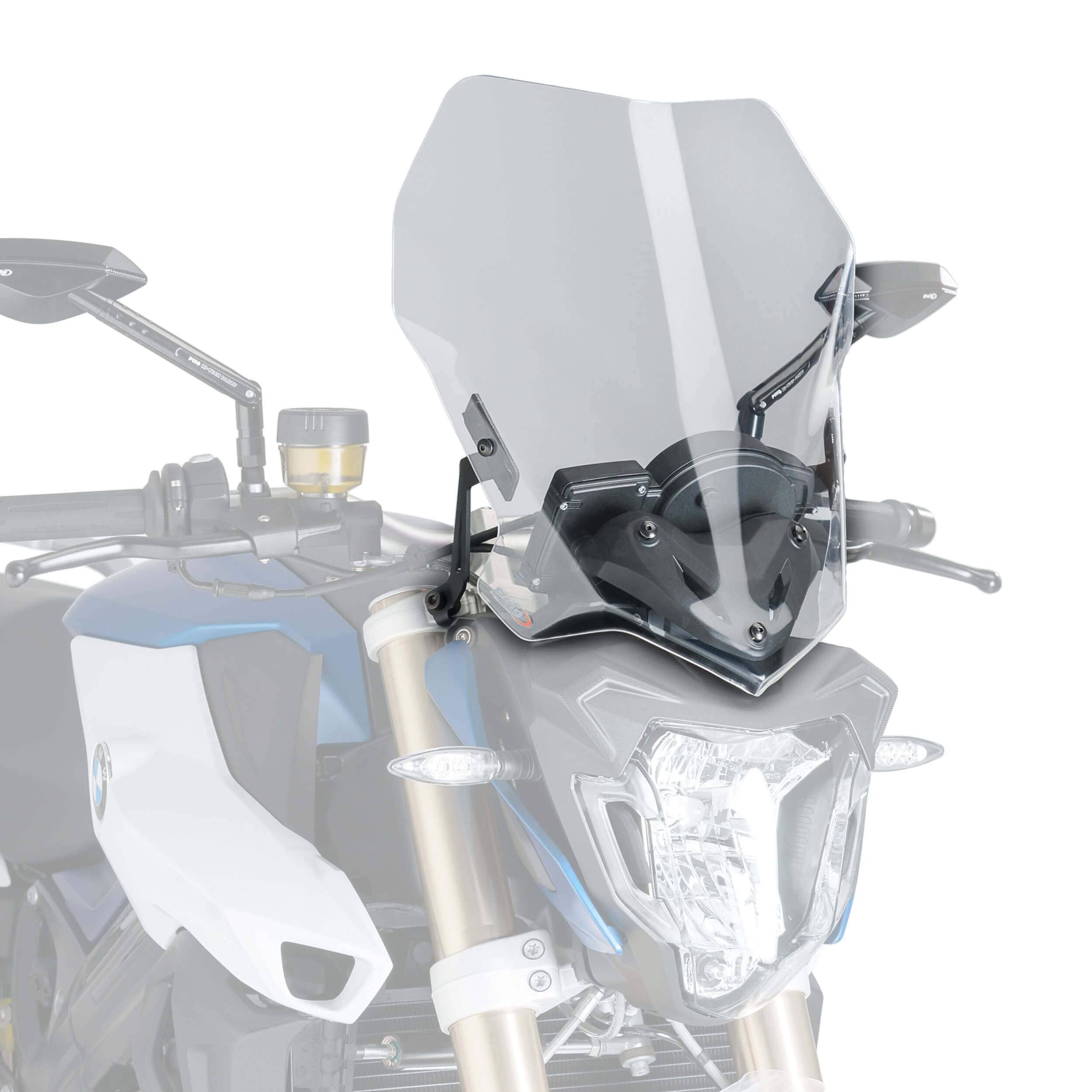 Puig Touring Screen | Clear | BMW F800 R 2015>2019-M8187W-Screens-Pyramid Motorcycle Accessories