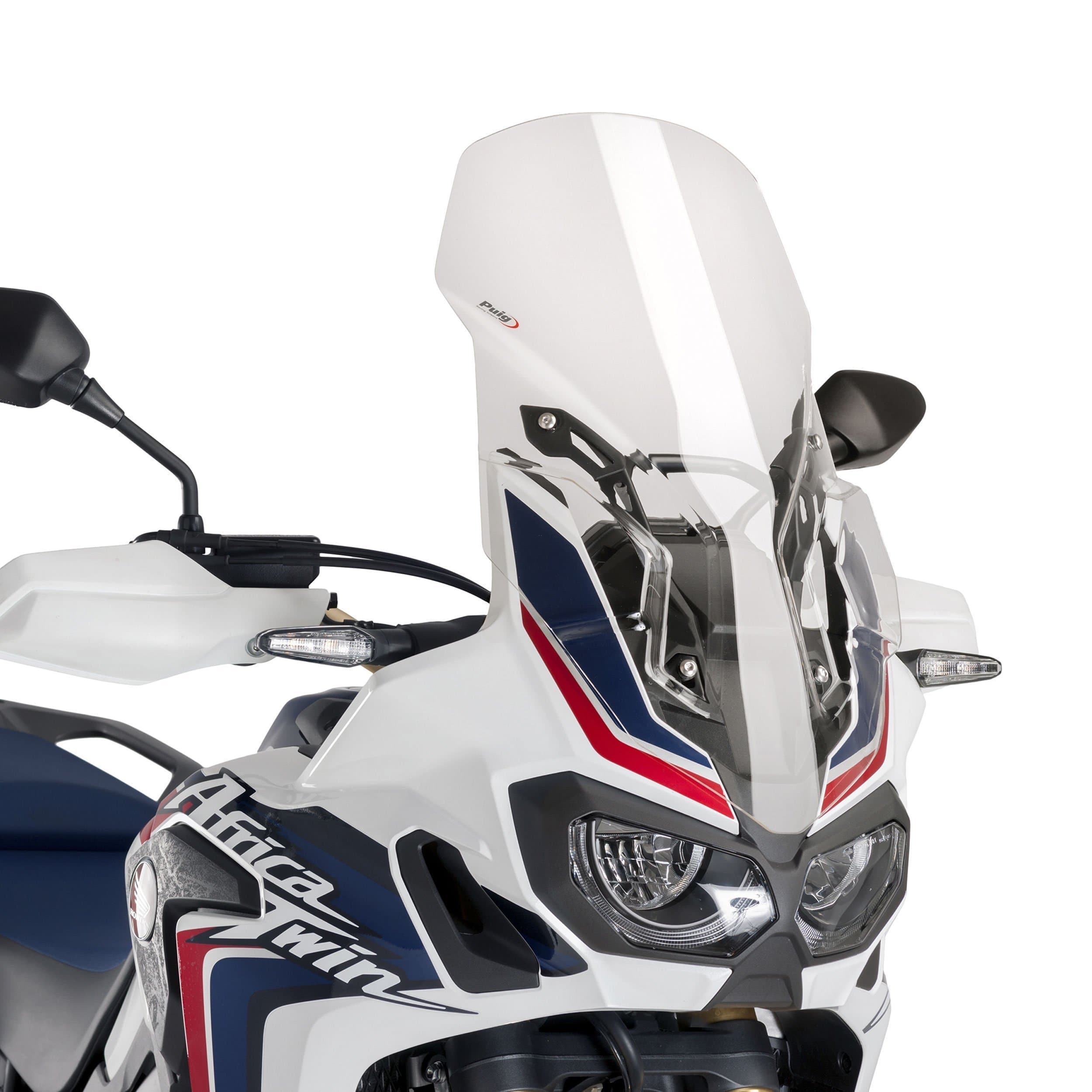 Puig Touring Screen | Clear | Honda CRF 1000 L Africa Twin Adventure Sports 2018>2019-M8905W-Screens-Pyramid Motorcycle Accessories