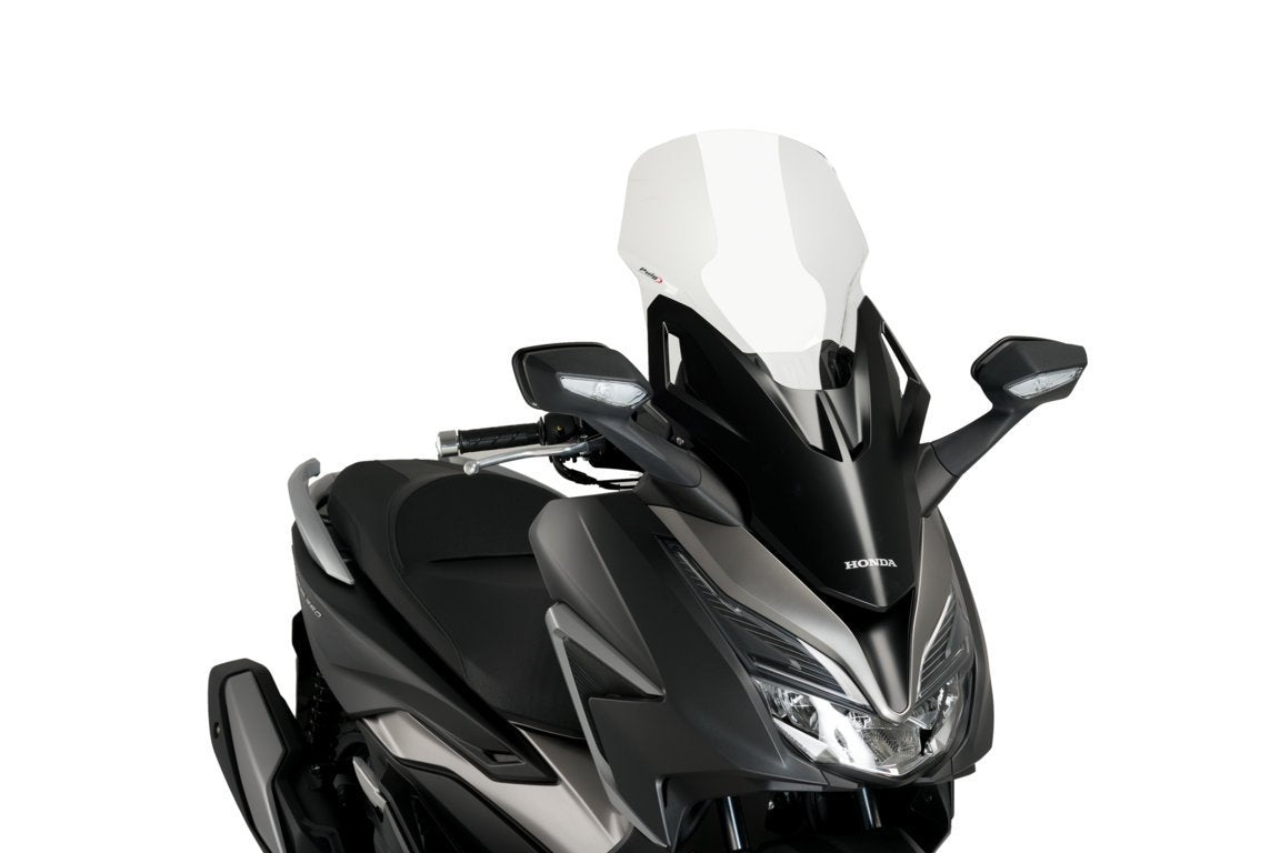 Puig Touring Screen | Clear | Honda Forza 350 2021>Current-M20679W-Screens-Pyramid Motorcycle Accessories