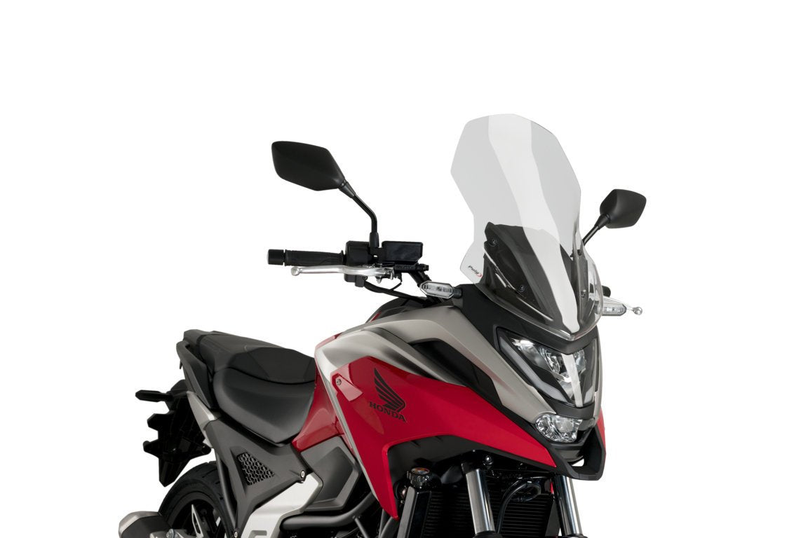 Puig Touring Screen | Clear | Honda NC 750 X 2021>Current-M20752W-Screens-Pyramid Motorcycle Accessories