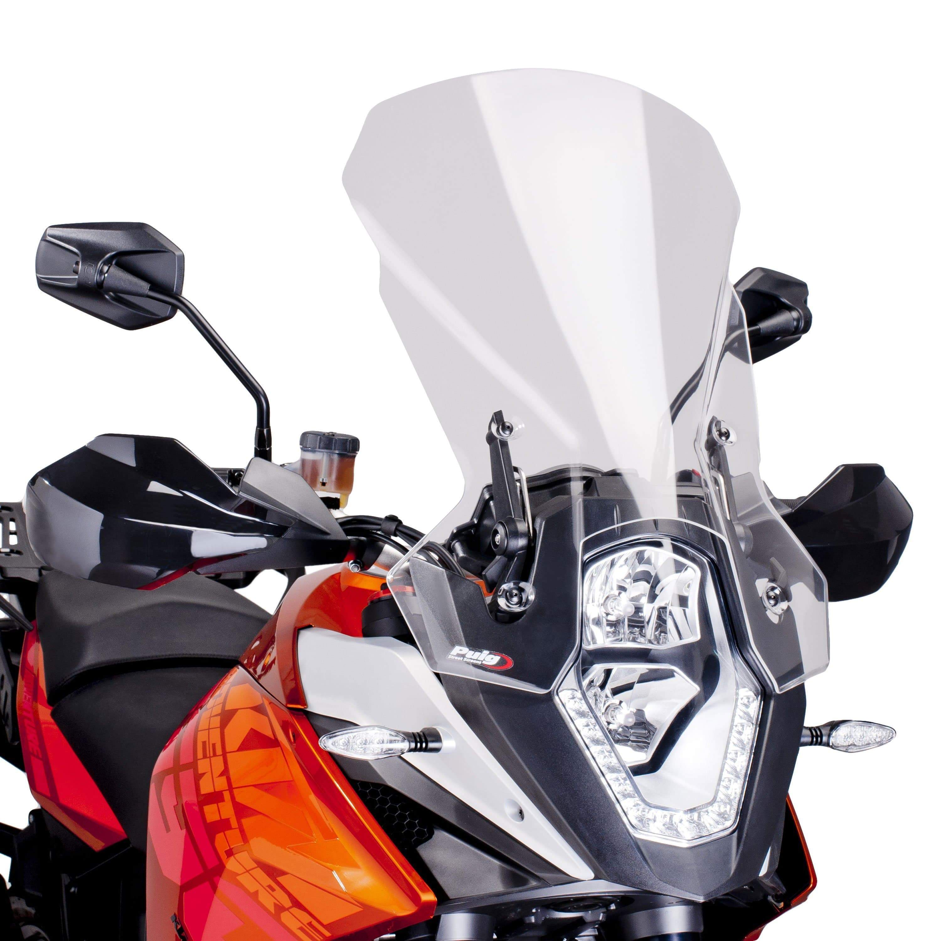 Puig Touring Screen | Clear | KTM 1290 Super Adventure 2015>2016-M6494W-Screens-Pyramid Motorcycle Accessories