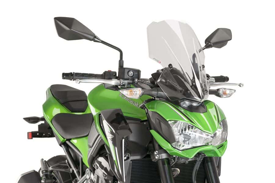 Puig Touring Screen | Clear | Kawasaki Z 900 2017>2019-M9392W-Screens-Pyramid Motorcycle Accessories