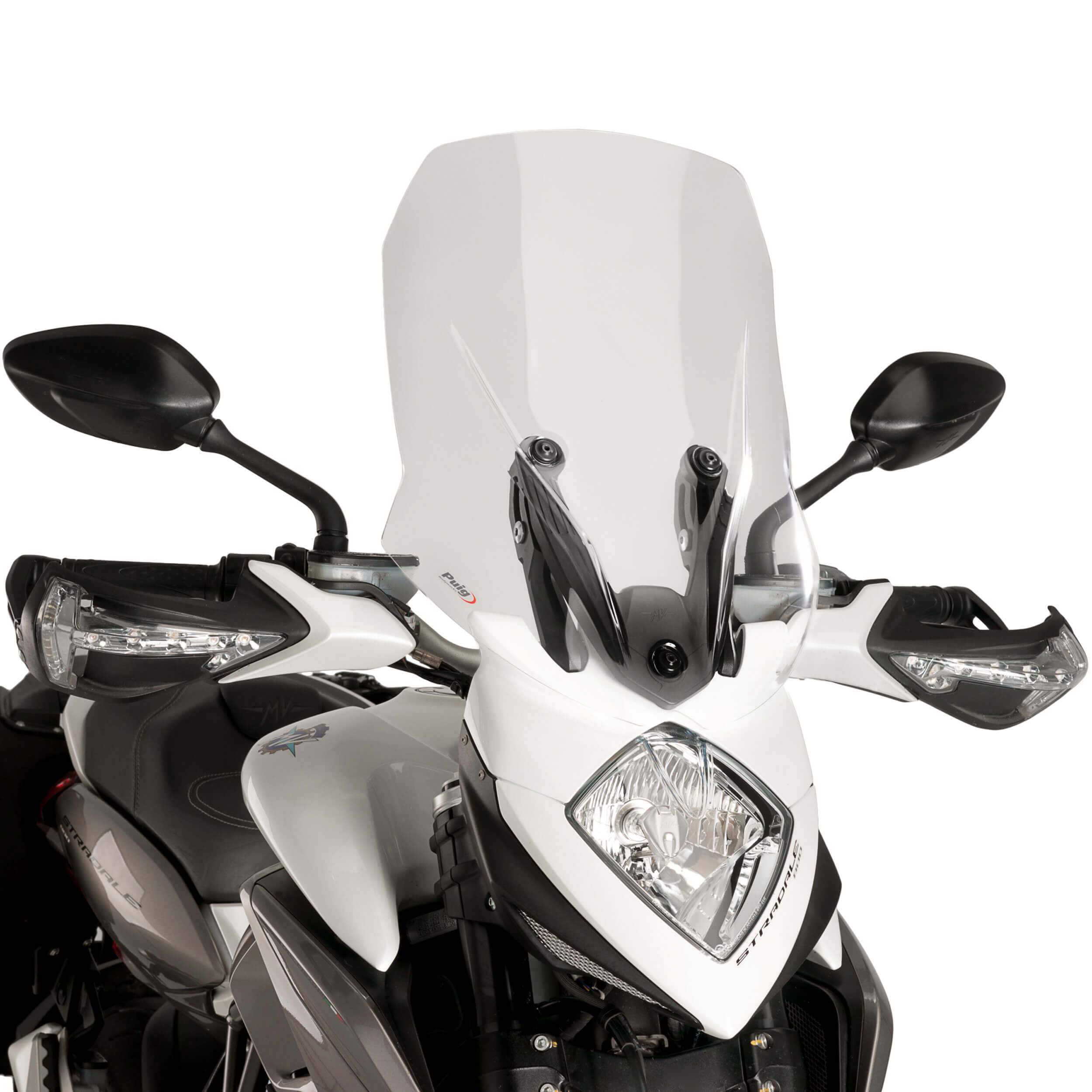 Puig Touring Screen | Clear | MV Agusta Stradale 800 2015>2016-M7634W-Screens-Pyramid Motorcycle Accessories
