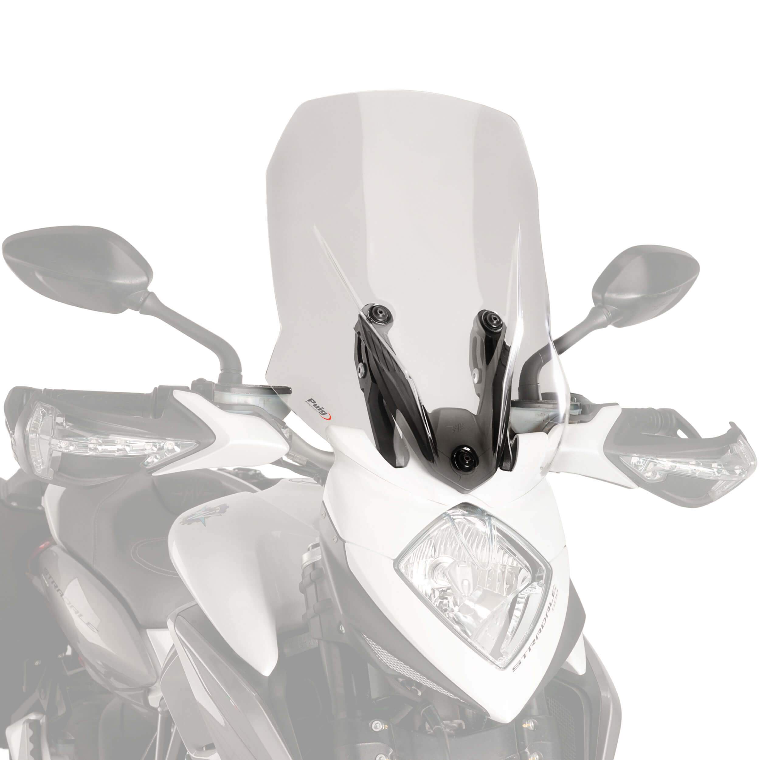 Puig Touring Screen | Clear | MV Agusta Stradale 800 2015>2016-M7634W-Screens-Pyramid Motorcycle Accessories