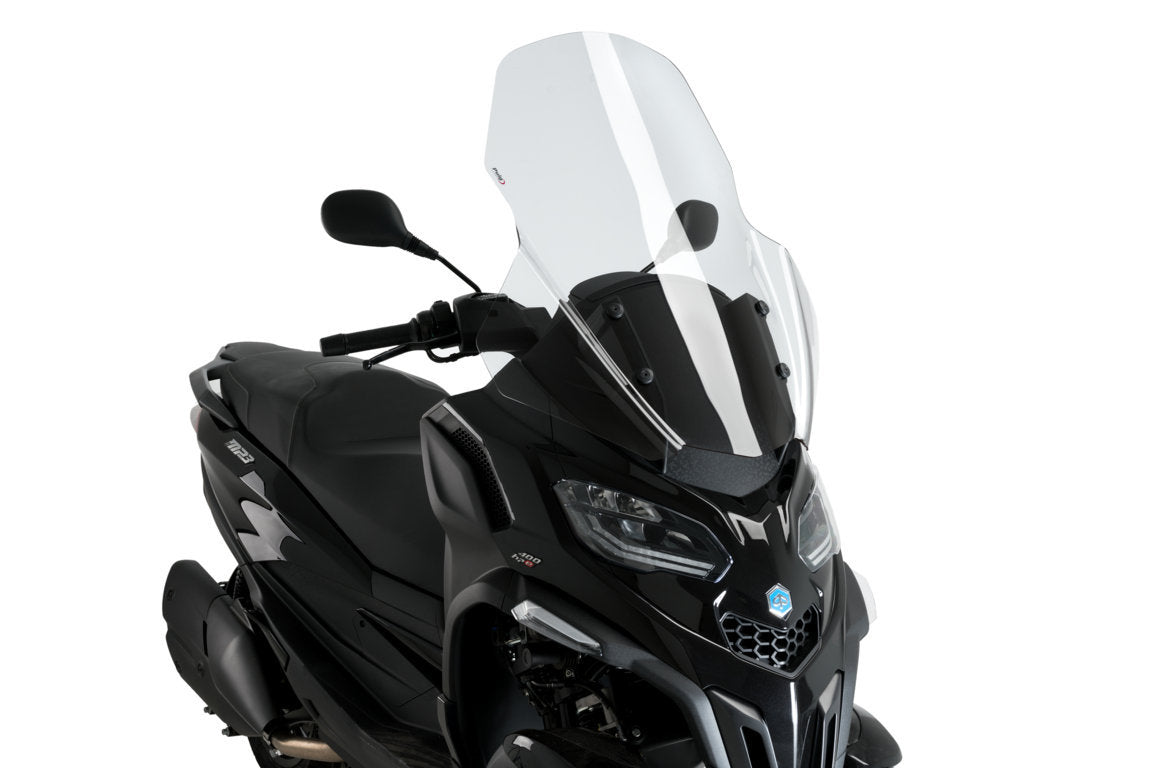 Puig Touring Screen | Clear | Piaggio MP3 530 Exclusive 2021>Current -  Shop name