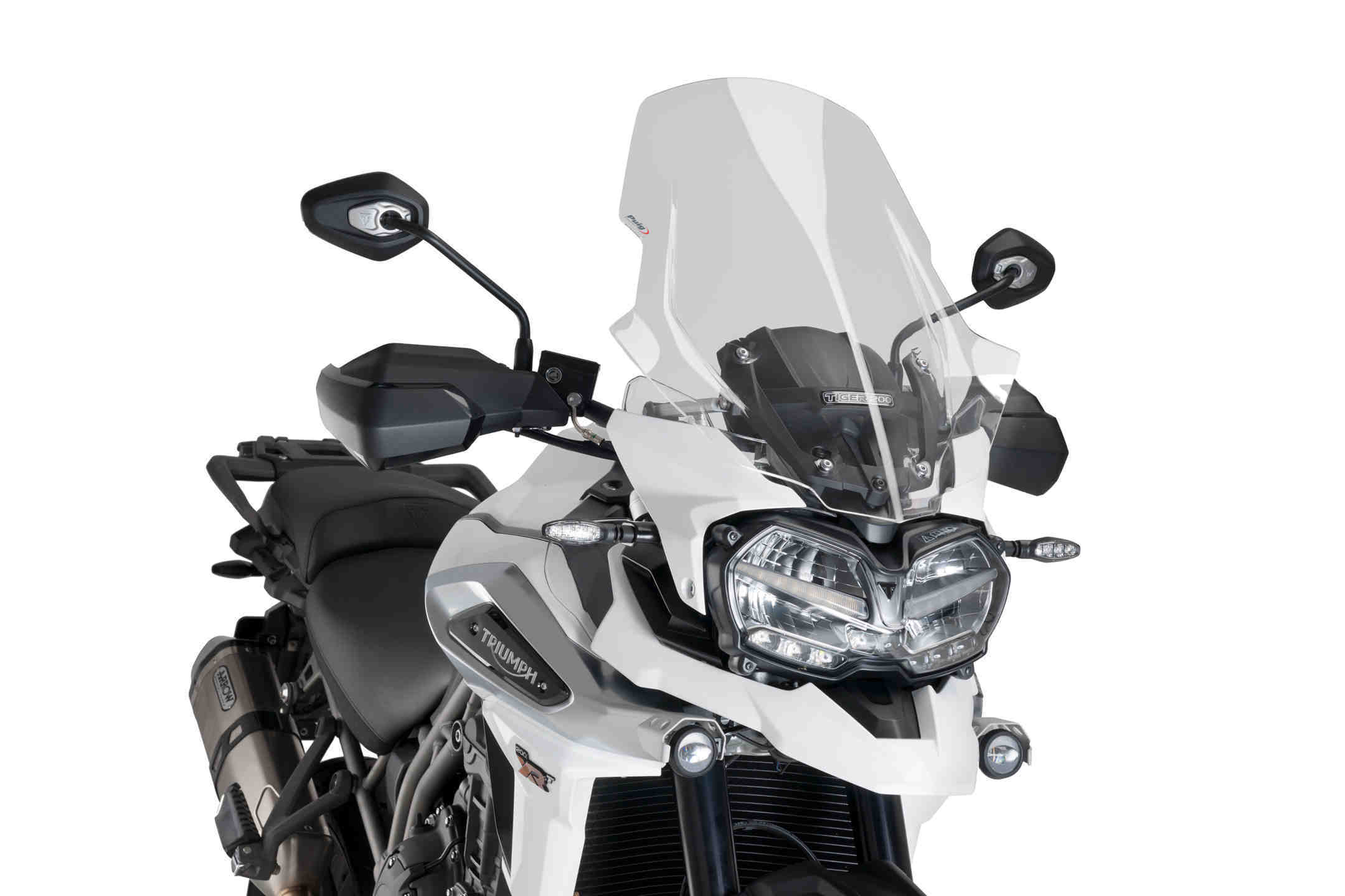 Puig Touring Screen | Clear | Triumph Tiger Explorer XC/XCA/XCX/XR/XRT/XRX 2018>2020-M9613W-Screens-Pyramid Motorcycle Accessories