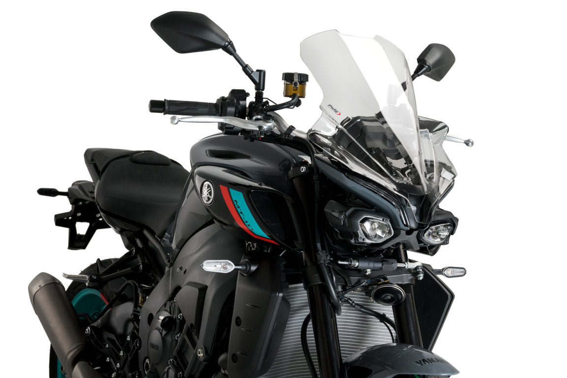 Puig Touring Screen | Clear | Yamaha MT-10 2022>Current-Screens-Pyramid Motorcycle Accessories