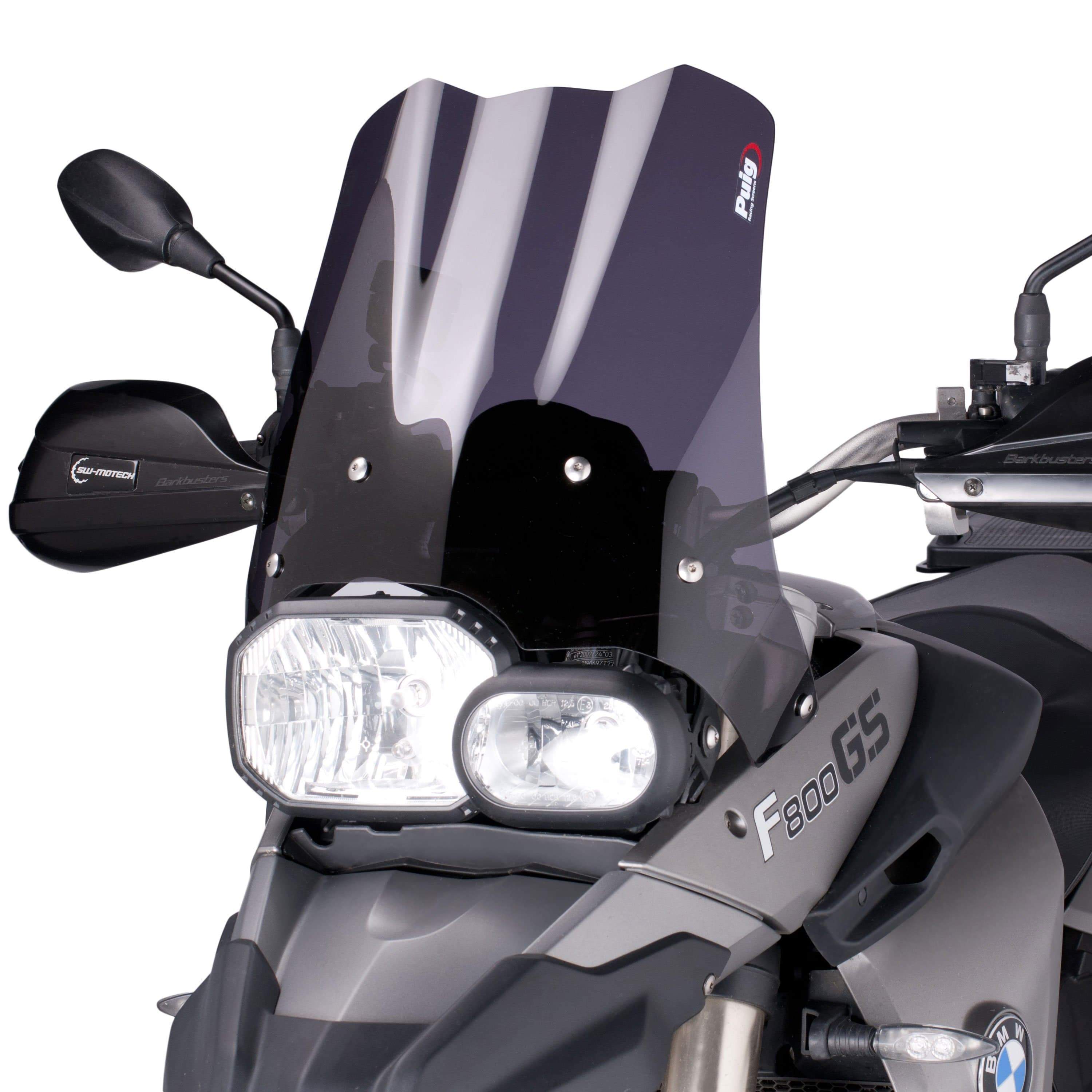 Puig Touring Screen | Dark Smoke | BMW F800 GS 2008>2017-M4670F-Screens-Pyramid Motorcycle Accessories