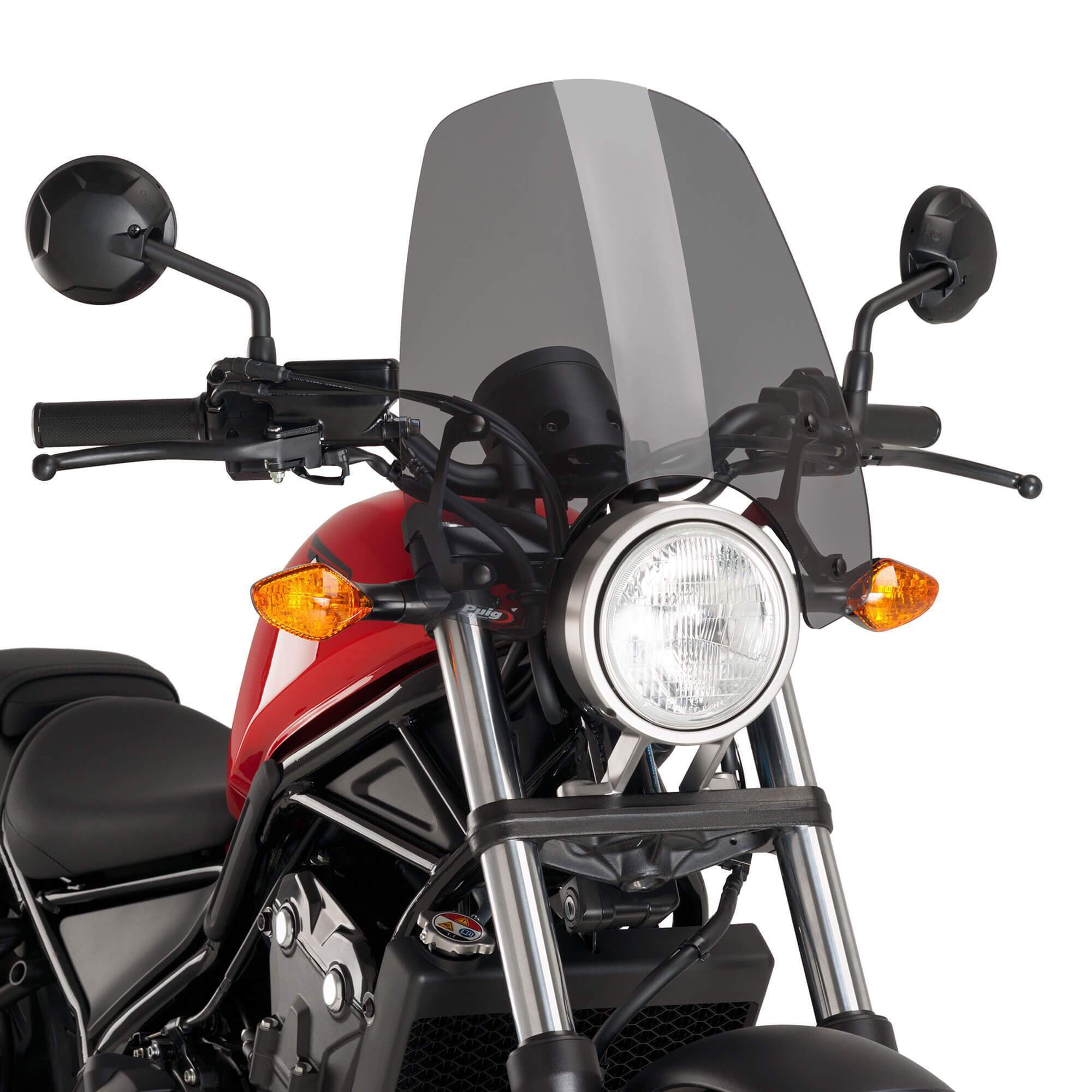 Puig Touring Screen | Dark Smoke | Honda CMX 500 Rebel 2017>Current -  Shop name