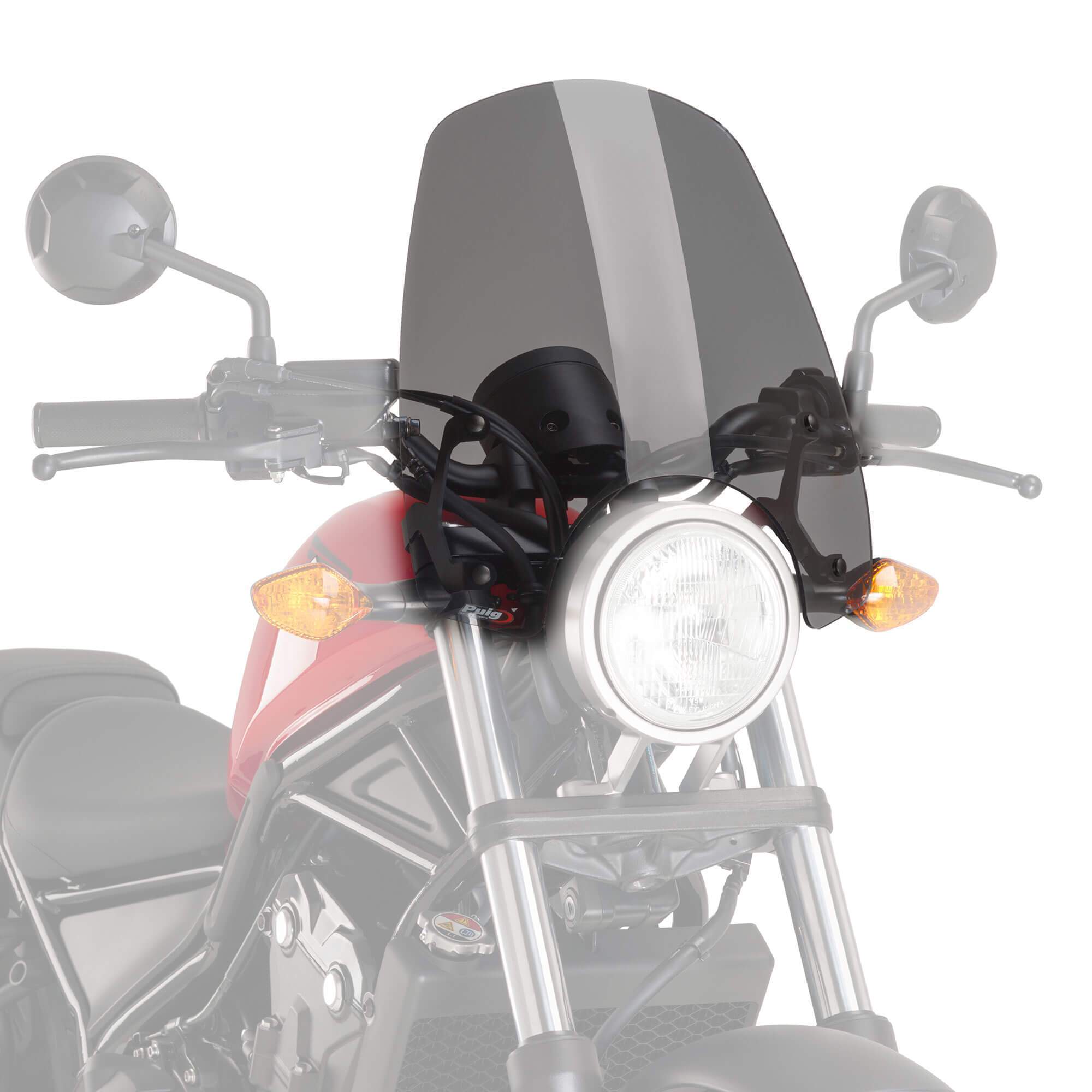 Puig Touring Screen | Dark Smoke | Honda CMX 500 Rebel 2017>Current -  Shop name