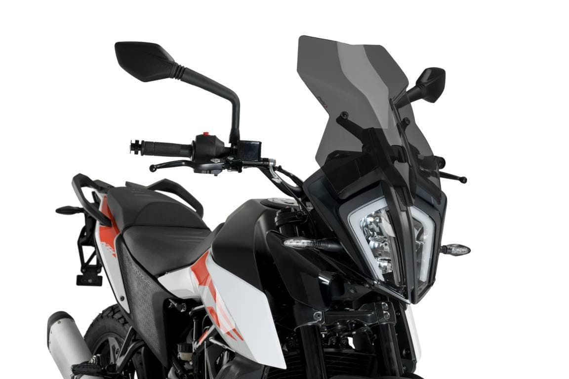 Puig Touring Screen | Dark Smoke | KTM 390 Adventure 2020>Current-M20414F-Screens-Pyramid Motorcycle Accessories