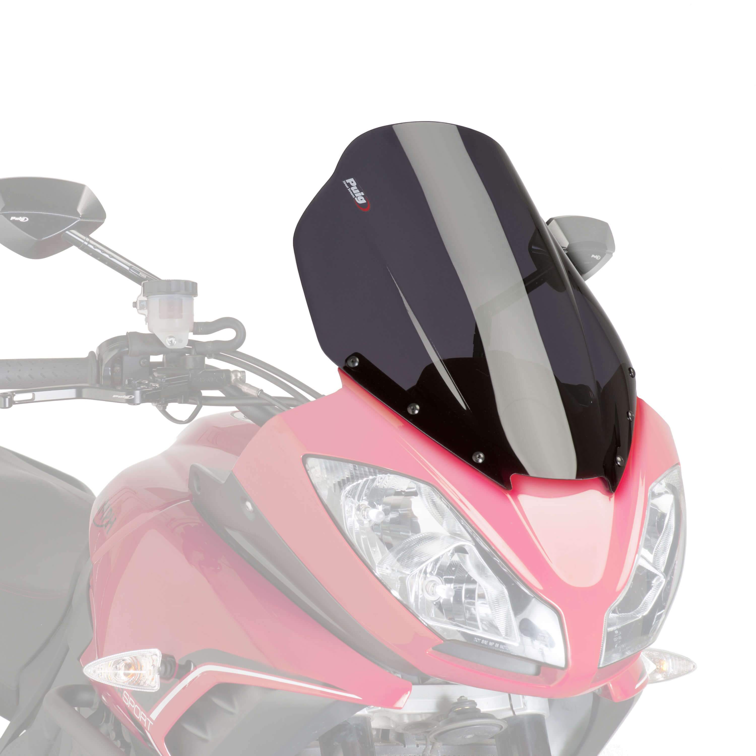 Puig Touring Screen | Dark Smoke | Triumph Tiger 1050 Sport 2013>2015-Screens-Pyramid Motorcycle Accessories