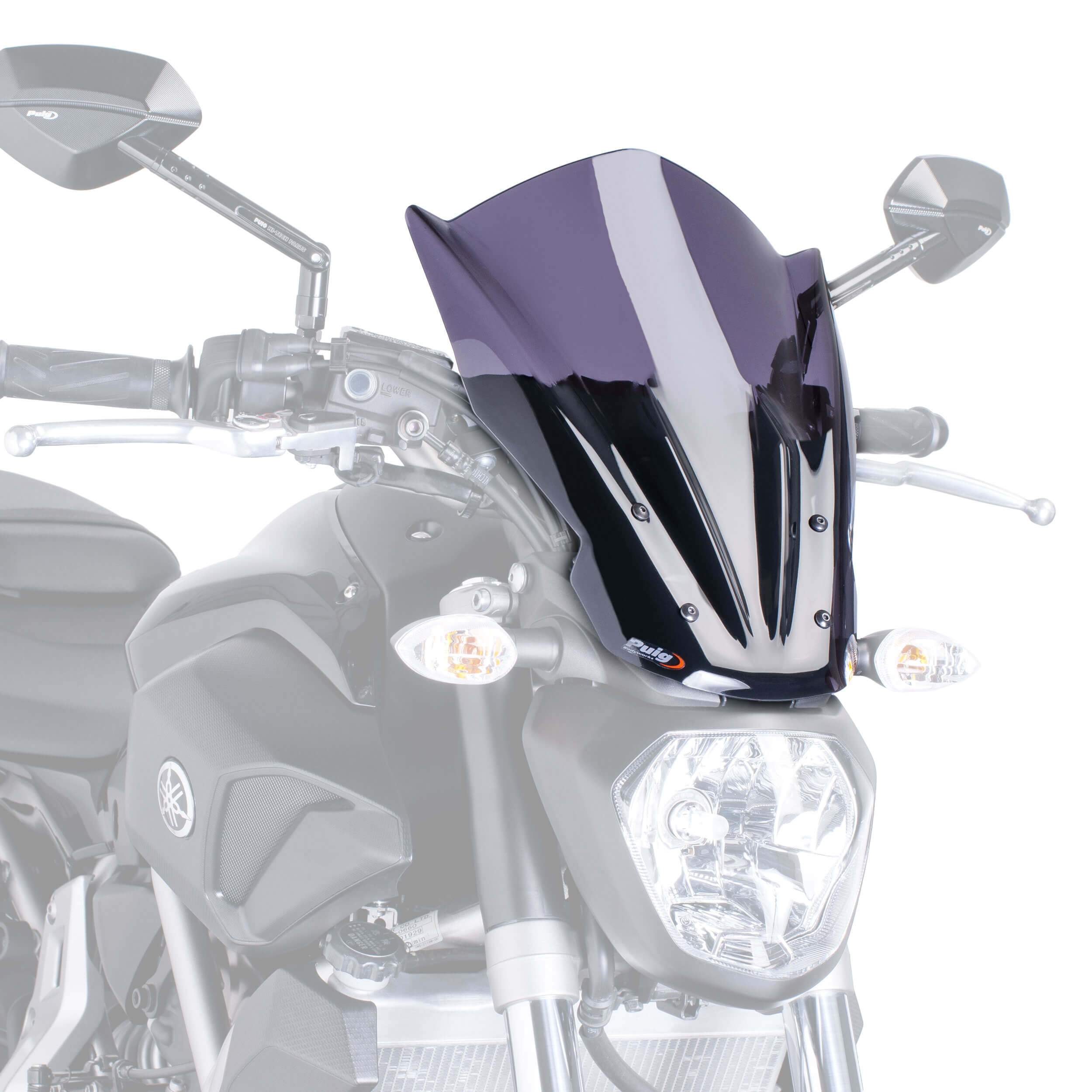 Puig Touring Screen | Dark Smoke | Yamaha MT-07 2014>2017 -  Shop name