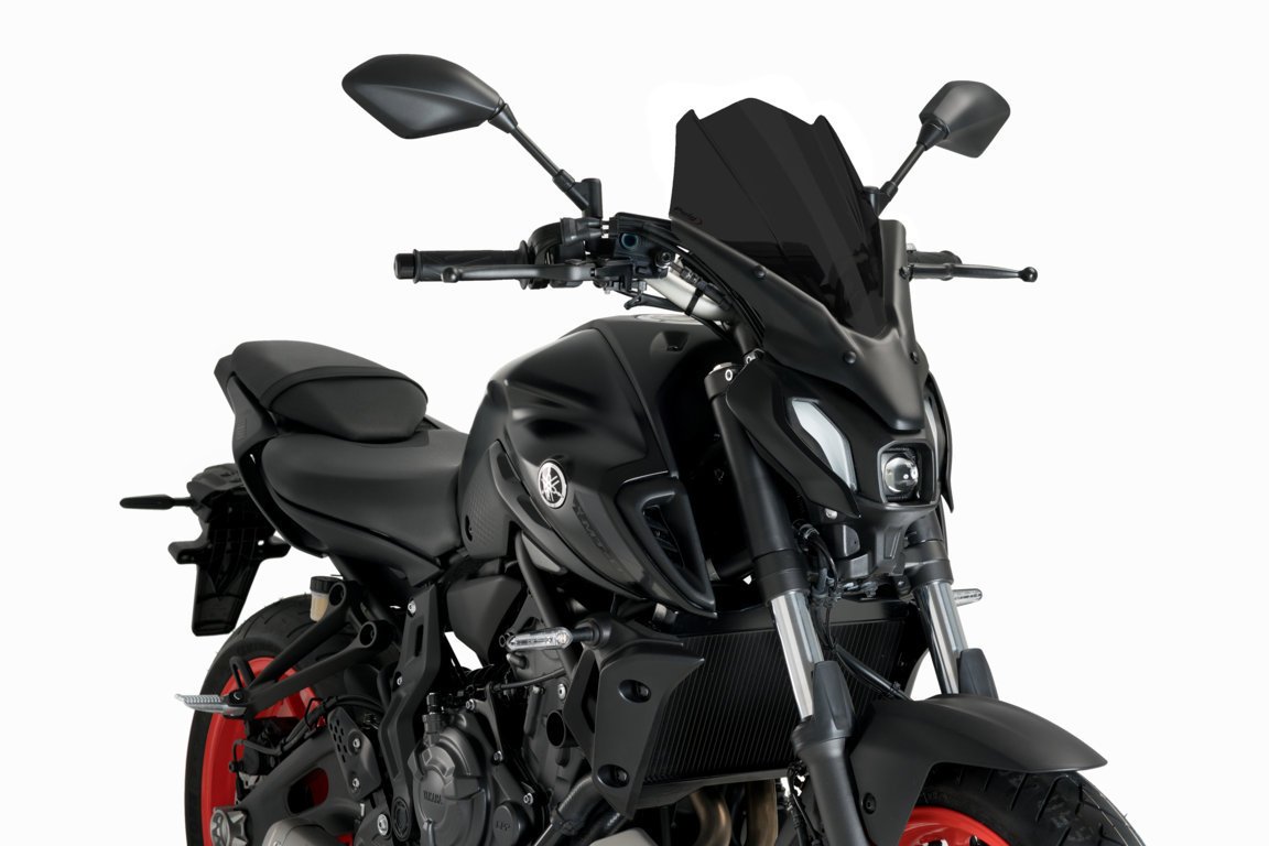 Puig Touring Screen | Dark Smoke | Yamaha MT-07 2021>Current-M20619F-Screens-Pyramid Motorcycle Accessories