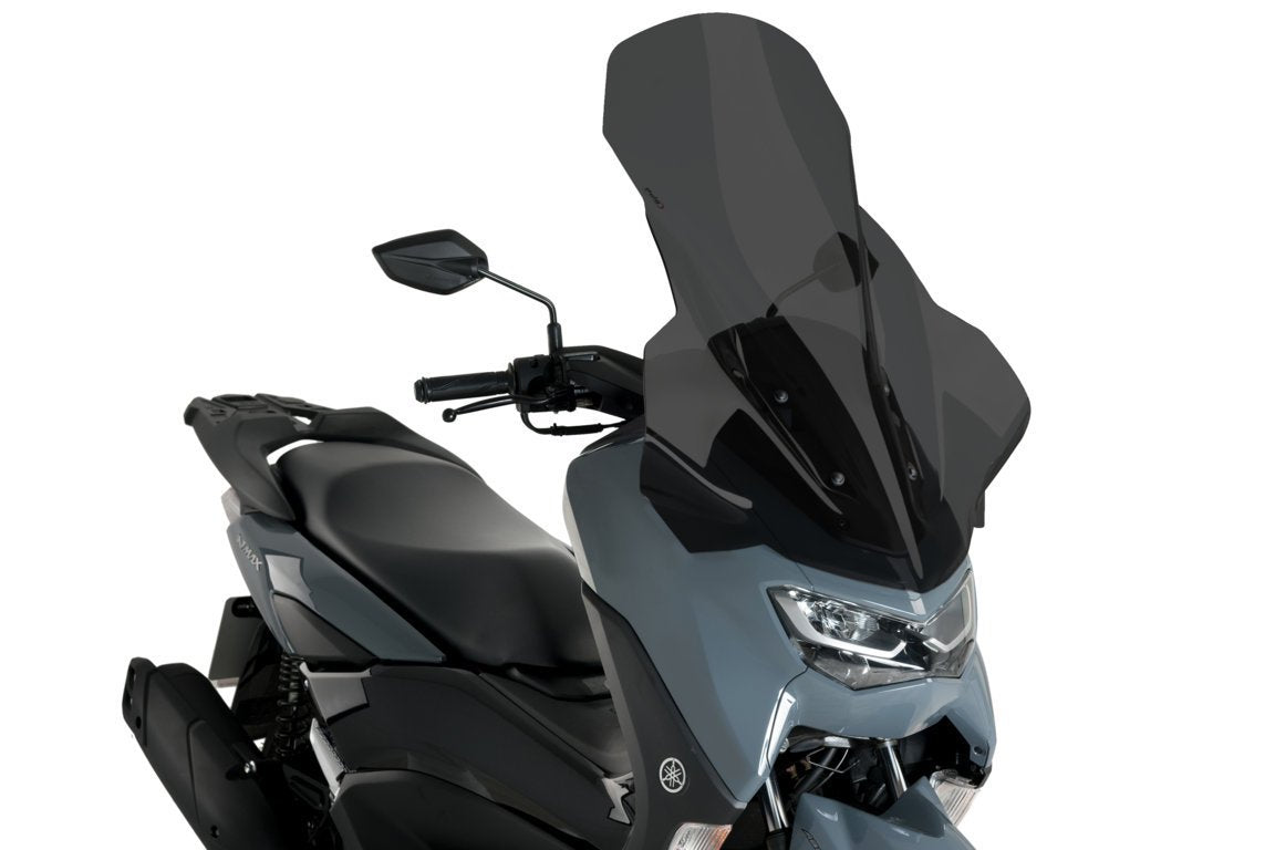 Puig Touring Screen | Dark Smoke | Yamaha NMAX 125 2021>2024 -   Pyramid Motorcycle Accessories