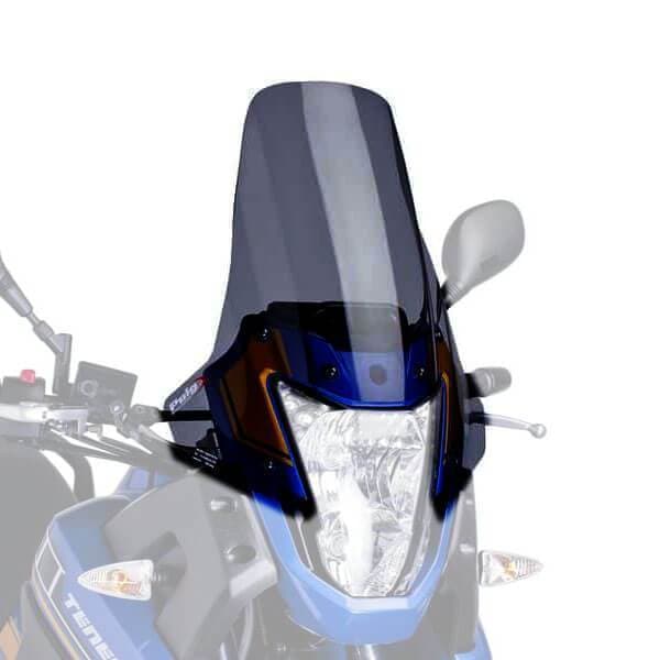 Puig Touring Screen | Dark Smoke | Yamaha XT 660 Z Tenere 2008>2016-Screens-Pyramid Motorcycle Accessories