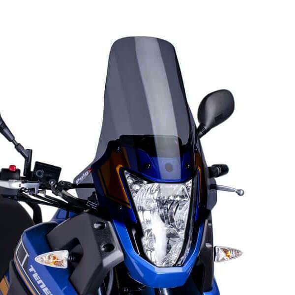 Puig Touring Screen | Dark Smoke | Yamaha XT 660 Z Tenere 2008>2016-Screens-Pyramid Motorcycle Accessories