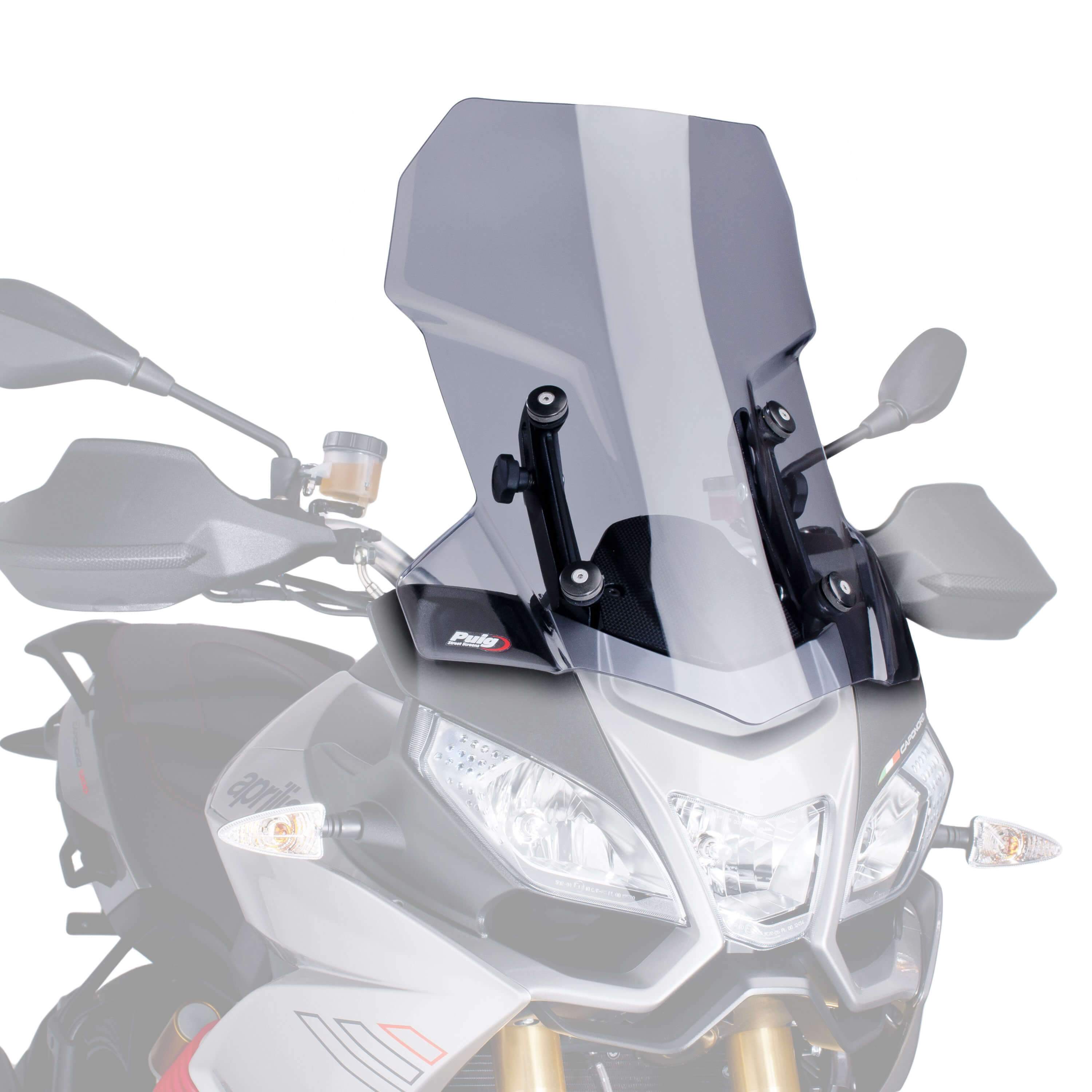 Puig Touring Screen | Light Smoke | Aprilia Caponord 1200 2013>2017-M6484H-Screens-Pyramid Motorcycle Accessories