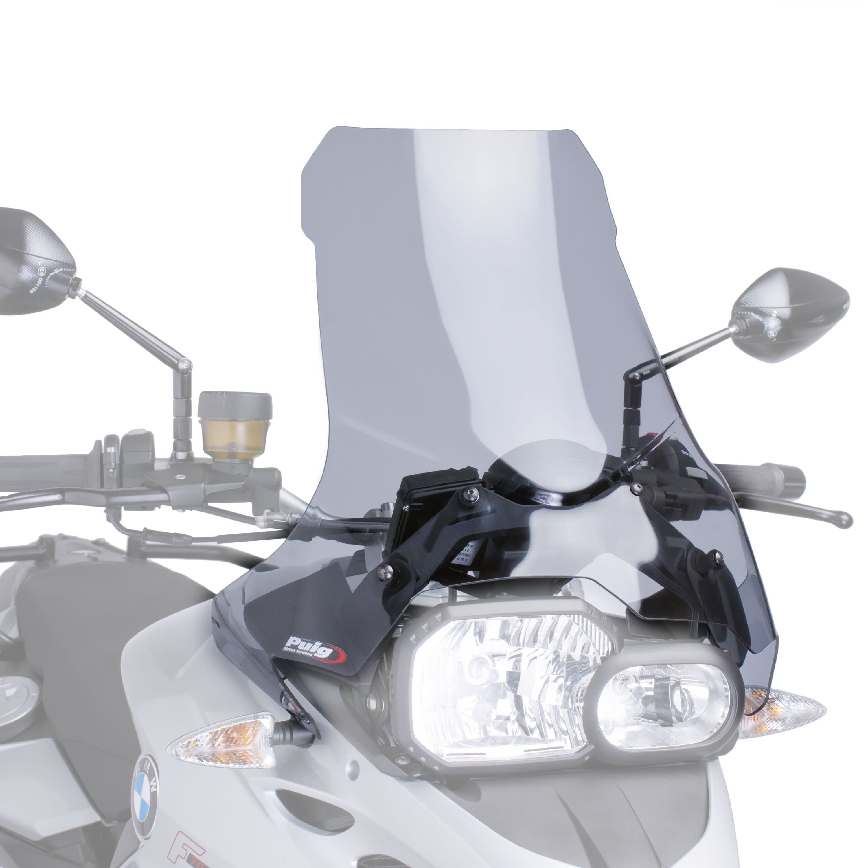 Puig Touring Screen | Light Smoke | BMW F700 GS 2012>2017-M6365H-Screens-Pyramid Motorcycle Accessories