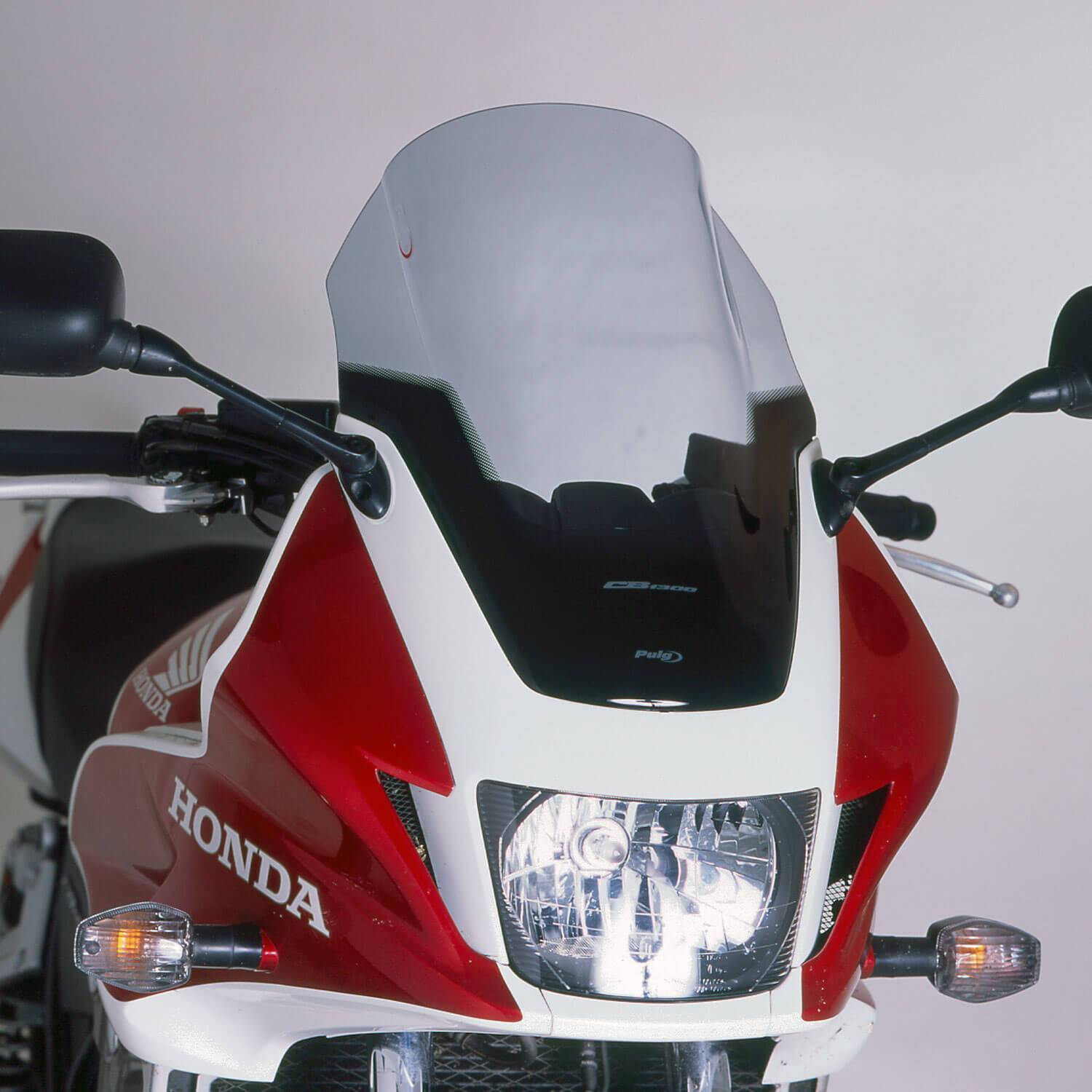 Puig Touring Screen | Light Smoke | Honda CB 1300 S 2005>2013-Screens-Pyramid Motorcycle Accessories