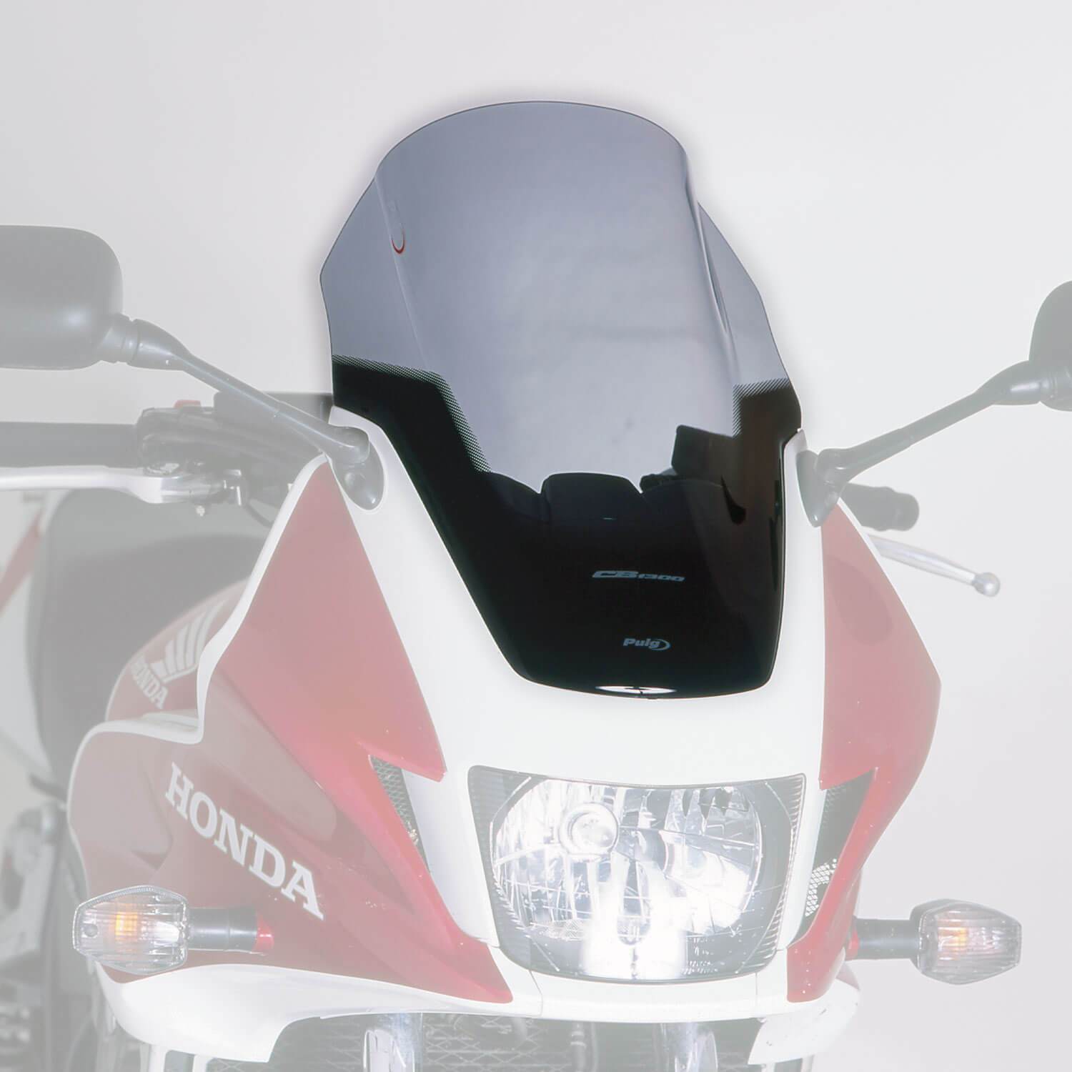 Puig Touring Screen | Light Smoke | Honda CB 1300 S 2005>2013-Screens-Pyramid Motorcycle Accessories