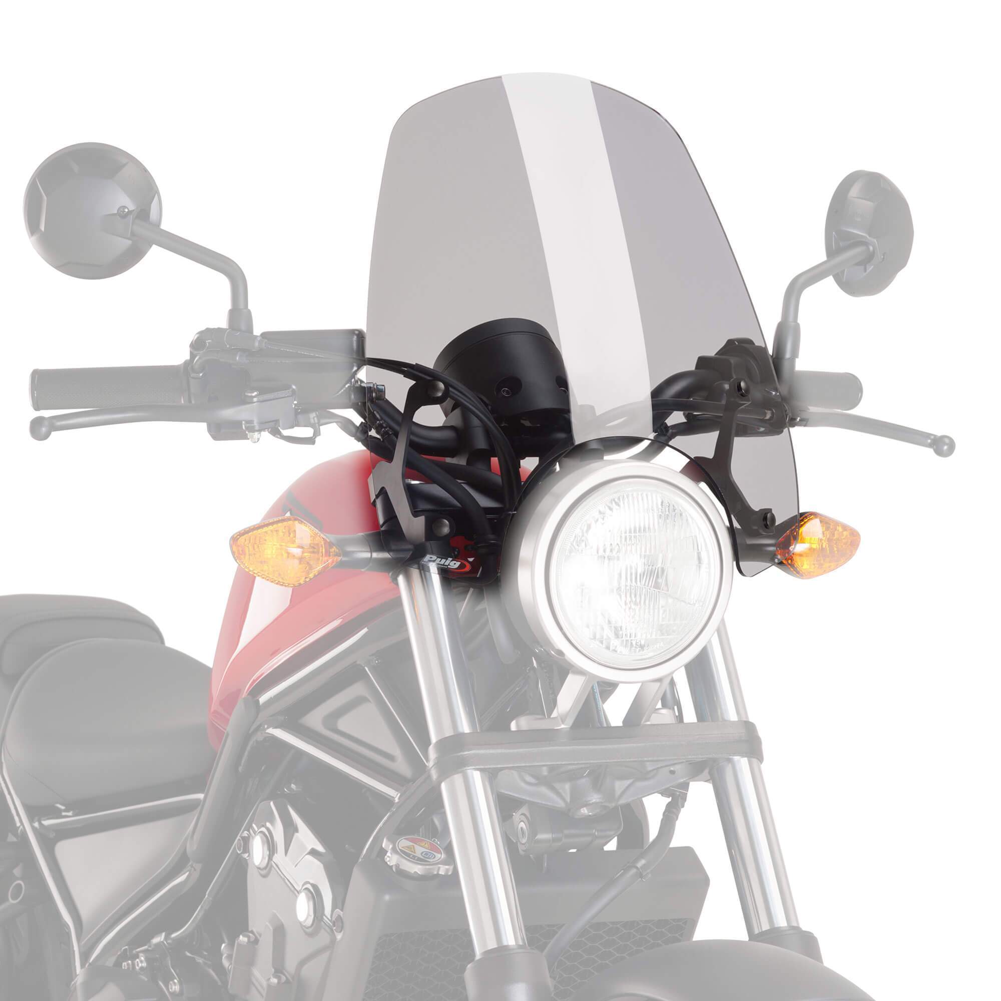 Puig Touring Screen | Light Smoke | Honda CMX 500 Rebel 2017>Current -  Shop name
