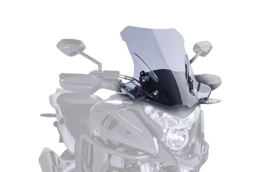 Puig Touring Screen | Light Smoke | Honda VFR 1200 X Crosstourer 2012>2015-M5993H-Screens-Pyramid Motorcycle Accessories
