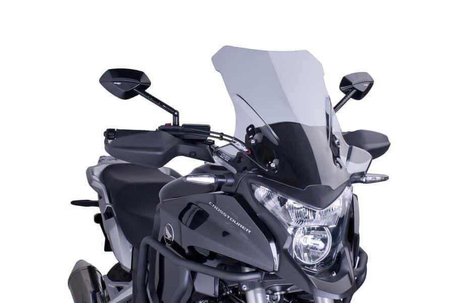 Puig Touring Screen | Light Smoke | Honda VFR 1200 X Crosstourer 2012>2015-M5993H-Screens-Pyramid Motorcycle Accessories