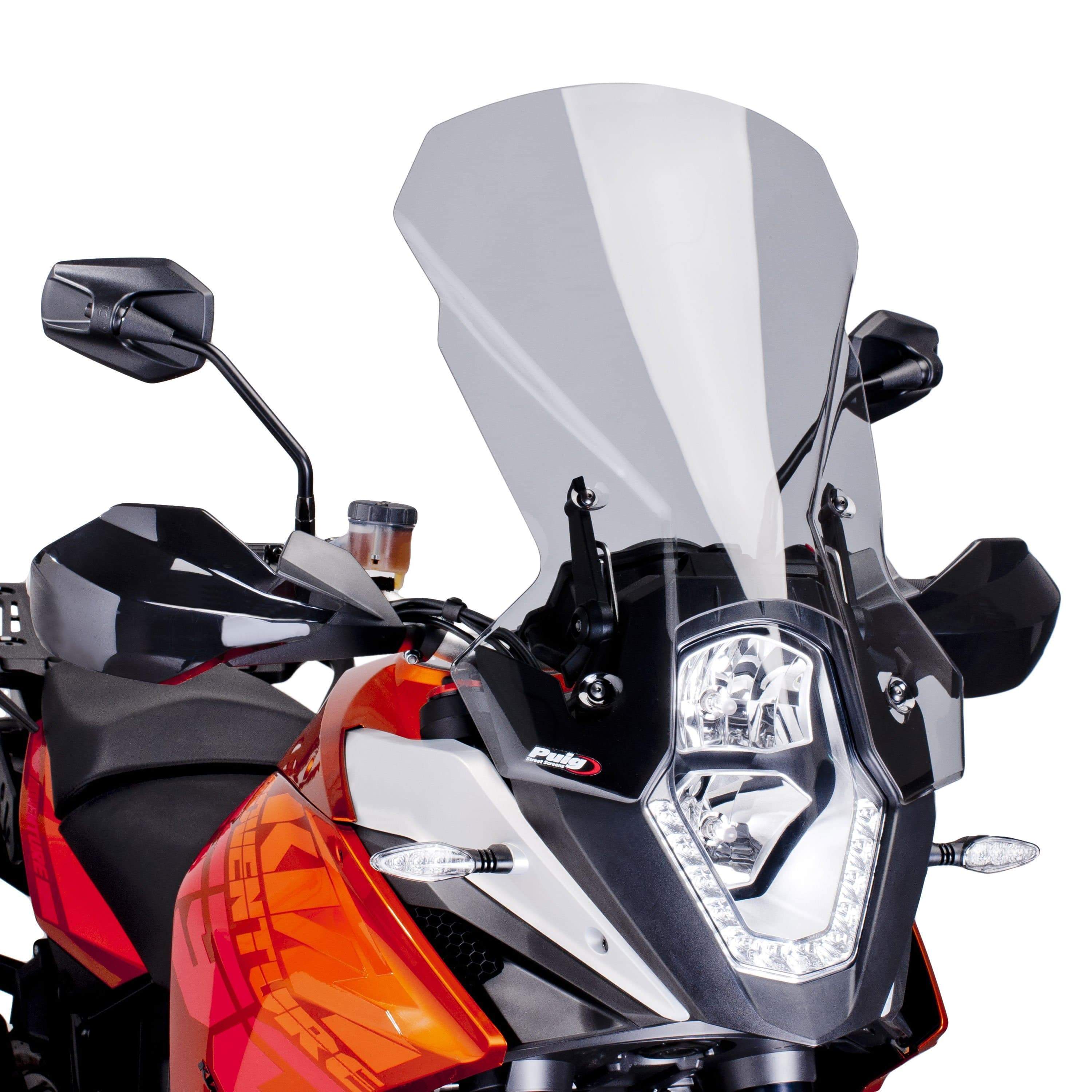 Puig Touring Screen | Light Smoke | KTM 1050 Adventure 2015>2016-M6494H-Screens-Pyramid Motorcycle Accessories