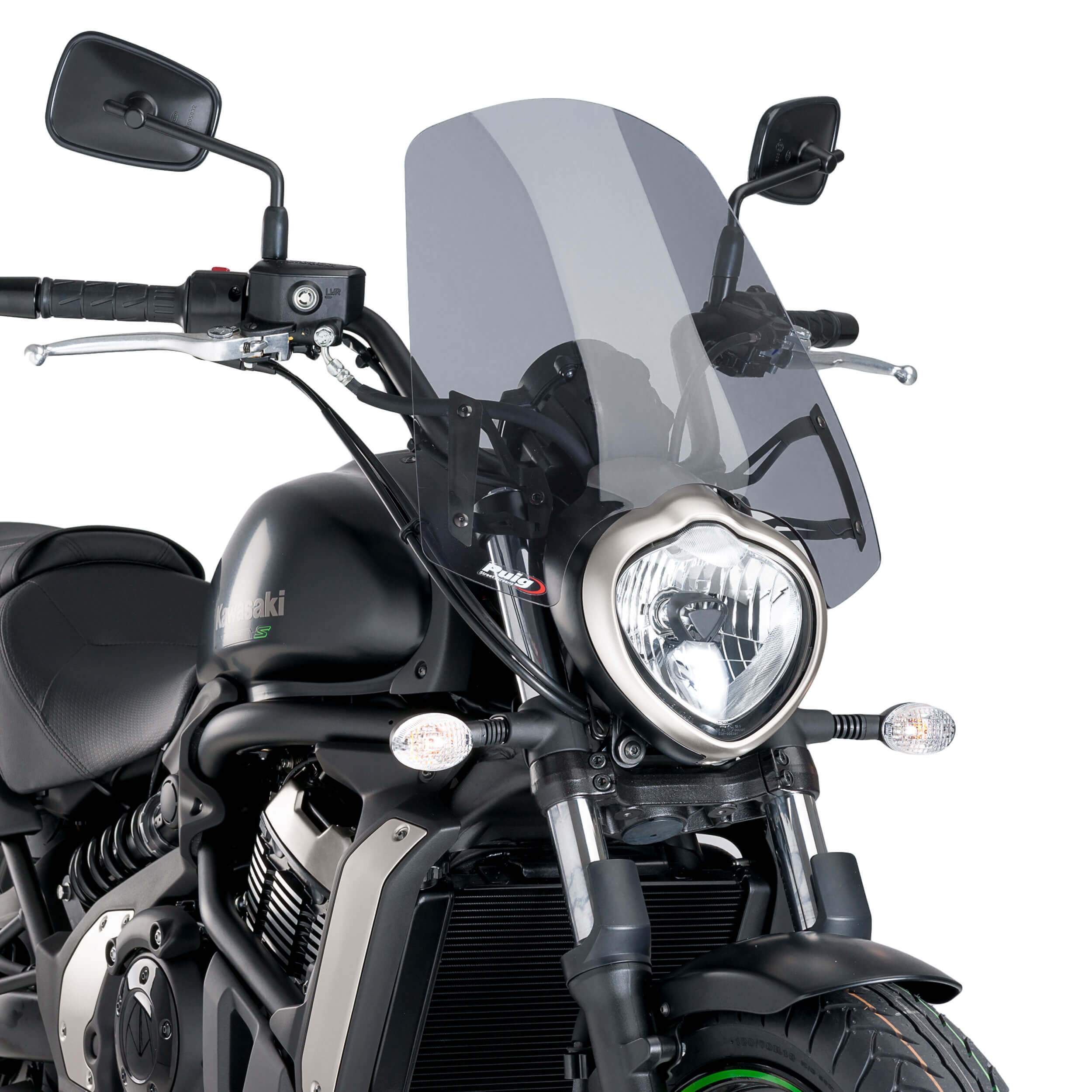 Puig Touring Screen | Light Smoke | Kawasaki Vulcan S 2015>Current-M8164H-Screens-Pyramid Motorcycle Accessories