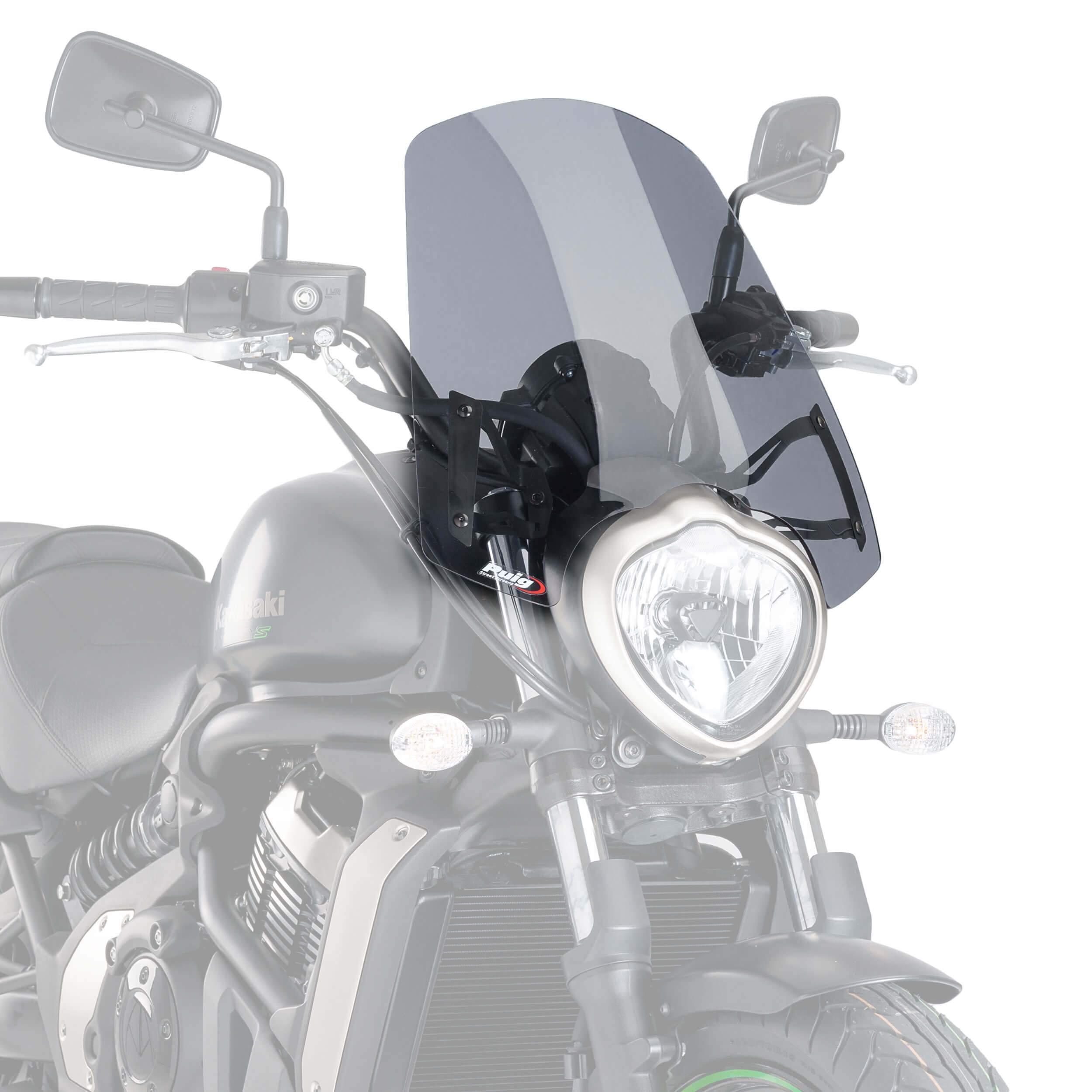 Puig Touring Screen | Light Smoke | Kawasaki Vulcan S 2015>Current-M8164H-Screens-Pyramid Motorcycle Accessories