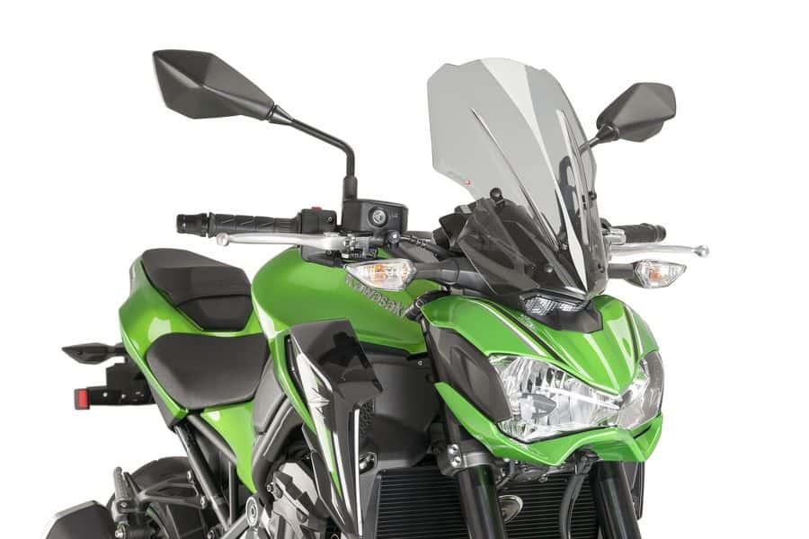 Puig Touring Screen | Light Smoke | Kawasaki Z 900 2017>2019-Screens-Pyramid Motorcycle Accessories