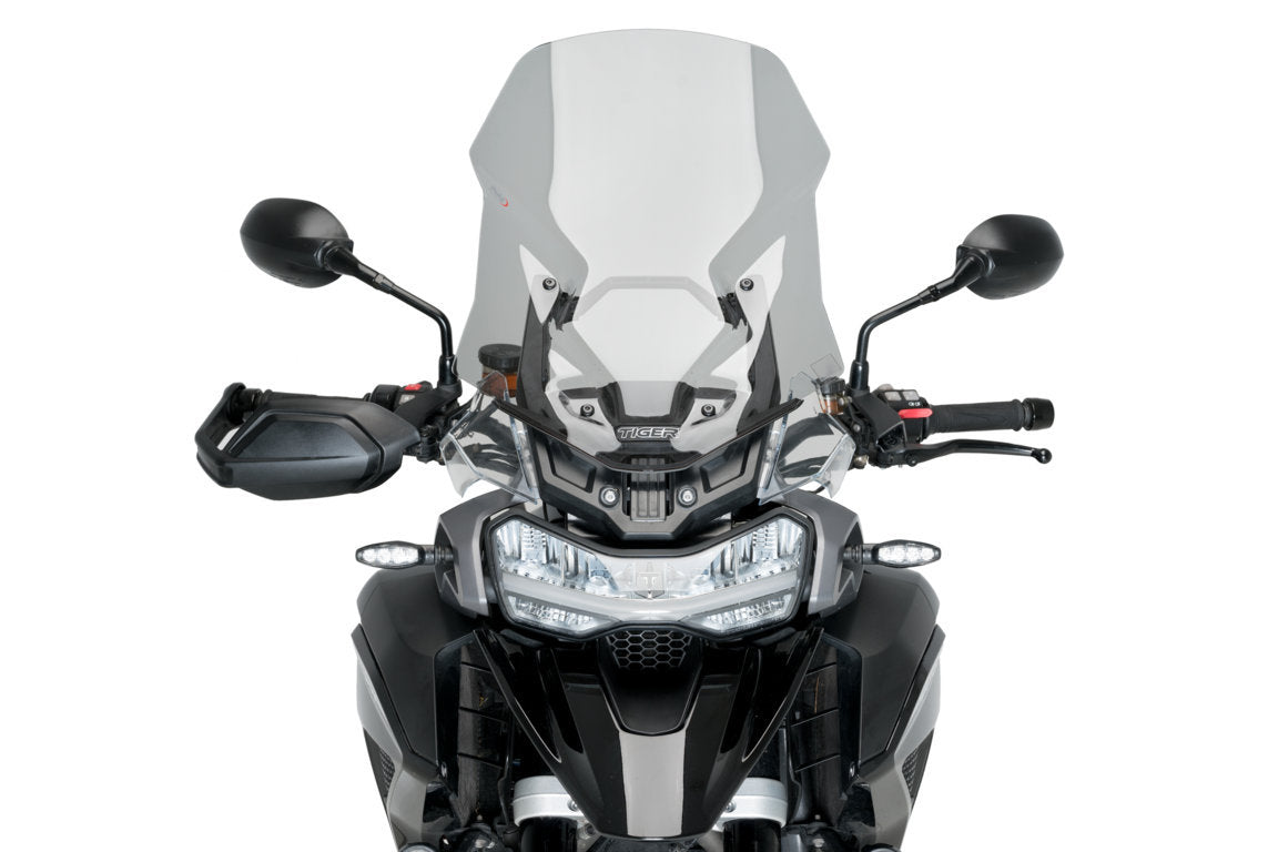 Puig Touring Screen | Light Smoke | Triumph Tiger 1200 GT Explorer 2022>Current-M21336H-Screens-Pyramid Motorcycle Accessories
