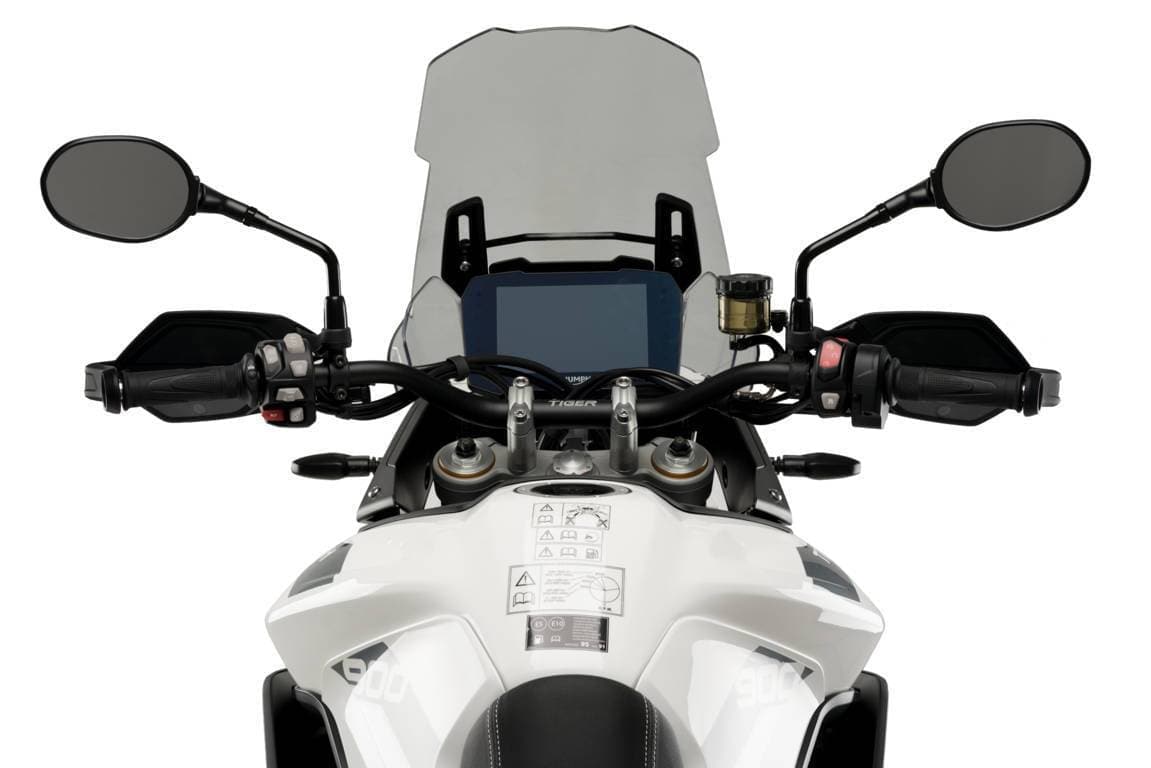 Puig Touring Screen | Light Smoke | Triumph Tiger 900 Rally 2020>Current-M20375H-Screens-Pyramid Motorcycle Accessories