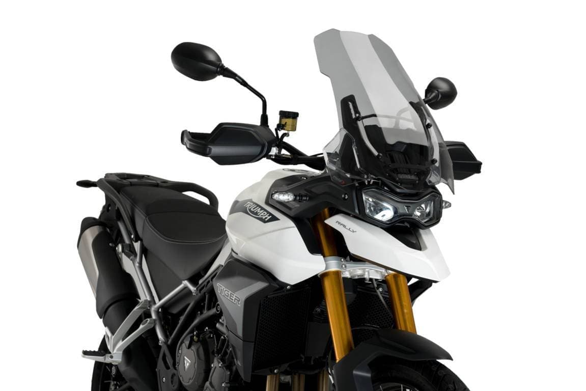 Puig Touring Screen | Light Smoke | Triumph Tiger 900 Rally 2020>Current-M20375H-Screens-Pyramid Motorcycle Accessories