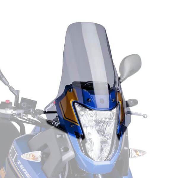 Puig Touring Screen | Light Smoke | Yamaha XT 660 Z Tenere 2008>2016-Screens-Pyramid Motorcycle Accessories