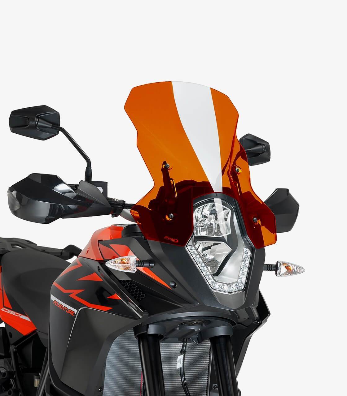 Puig Touring Screen | Orange | KTM 1050 Adventure 2015>2016-M6494T-Screens-Pyramid Motorcycle Accessories