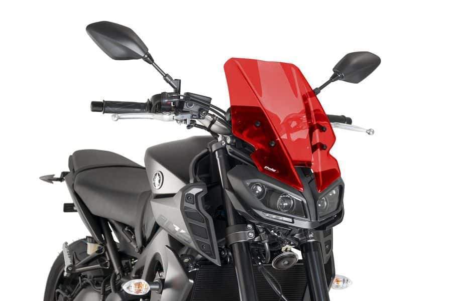 Puig Touring Screen | Red | Yamaha MT-09 2017>2020 -  Shop name