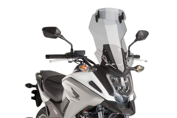Puig Touring Screen with Visor | Light Smoke | Honda NC 750 X 2016>2020-M8911H-Screens-Pyramid Motorcycle Accessories