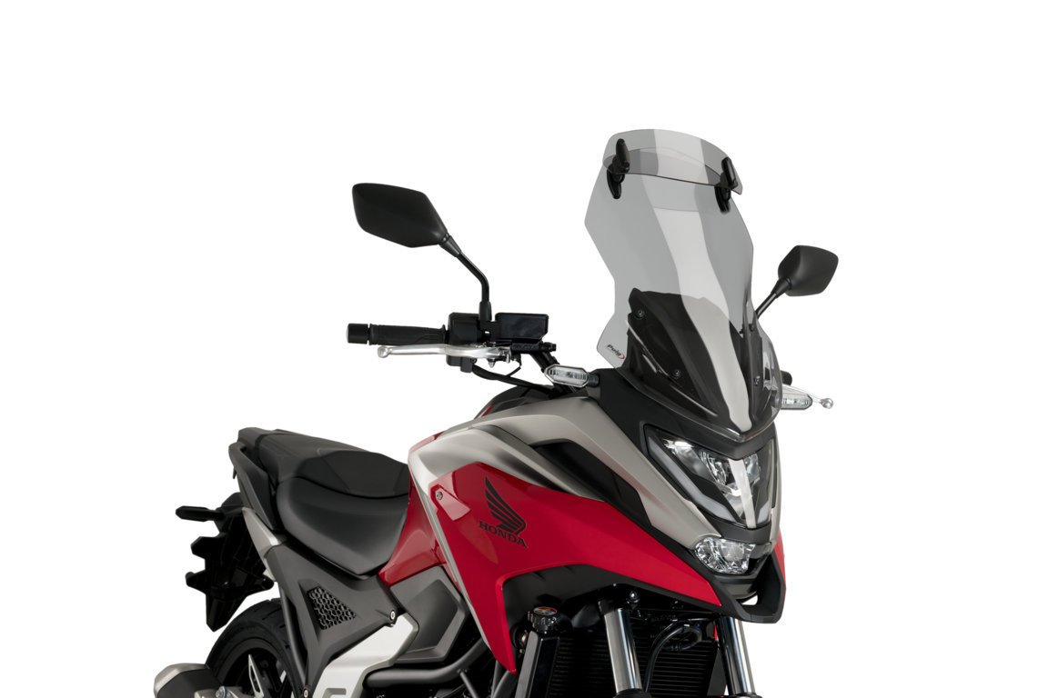 Puig Touring Screen with Visor | Light Smoke | Honda NC 750 X 2021>Current-M20753H-Screens-Pyramid Motorcycle Accessories