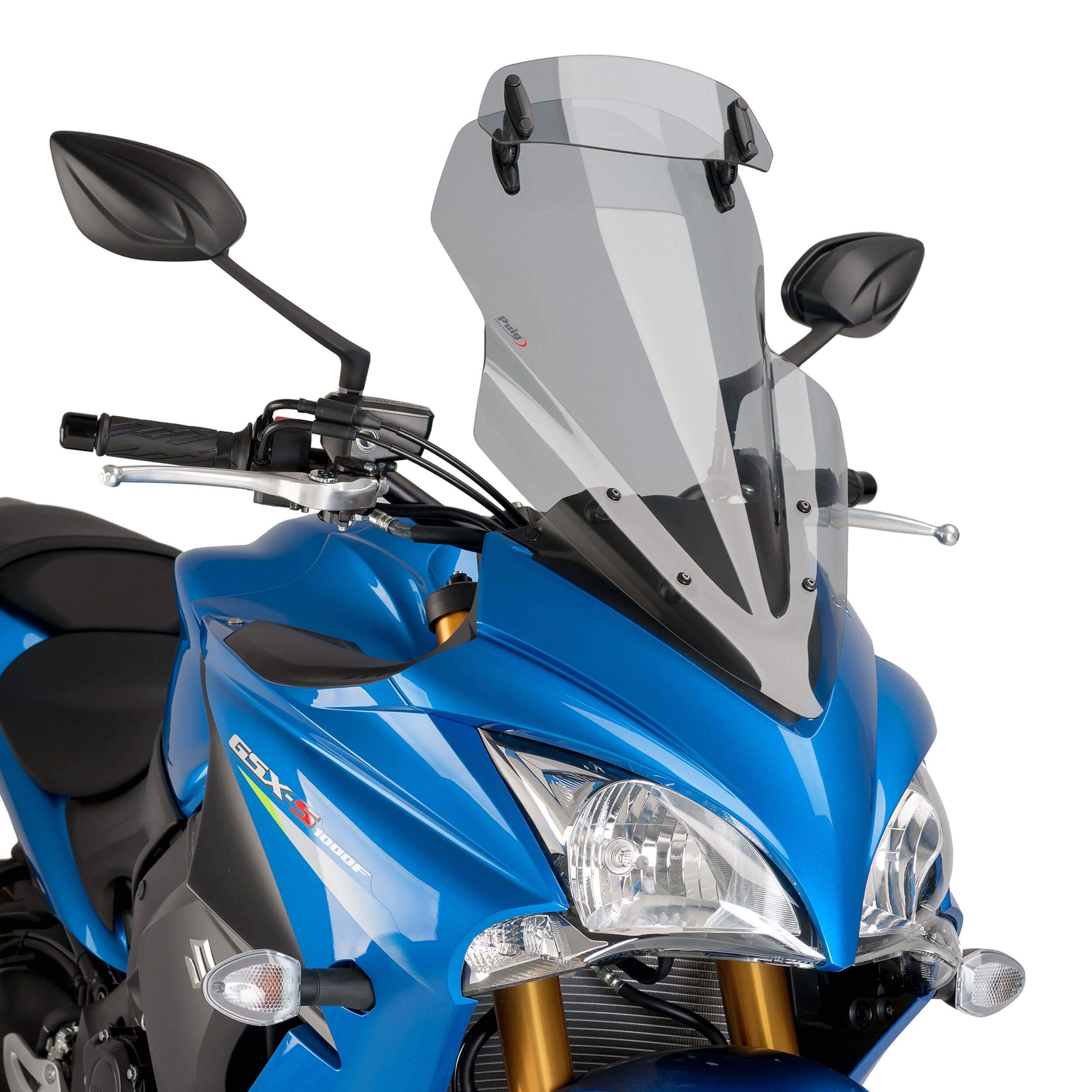 Puig Touring Screen with Visor | Light Smoke | Suzuki GSX-S 1000 FA 2015>Current -  Shop name