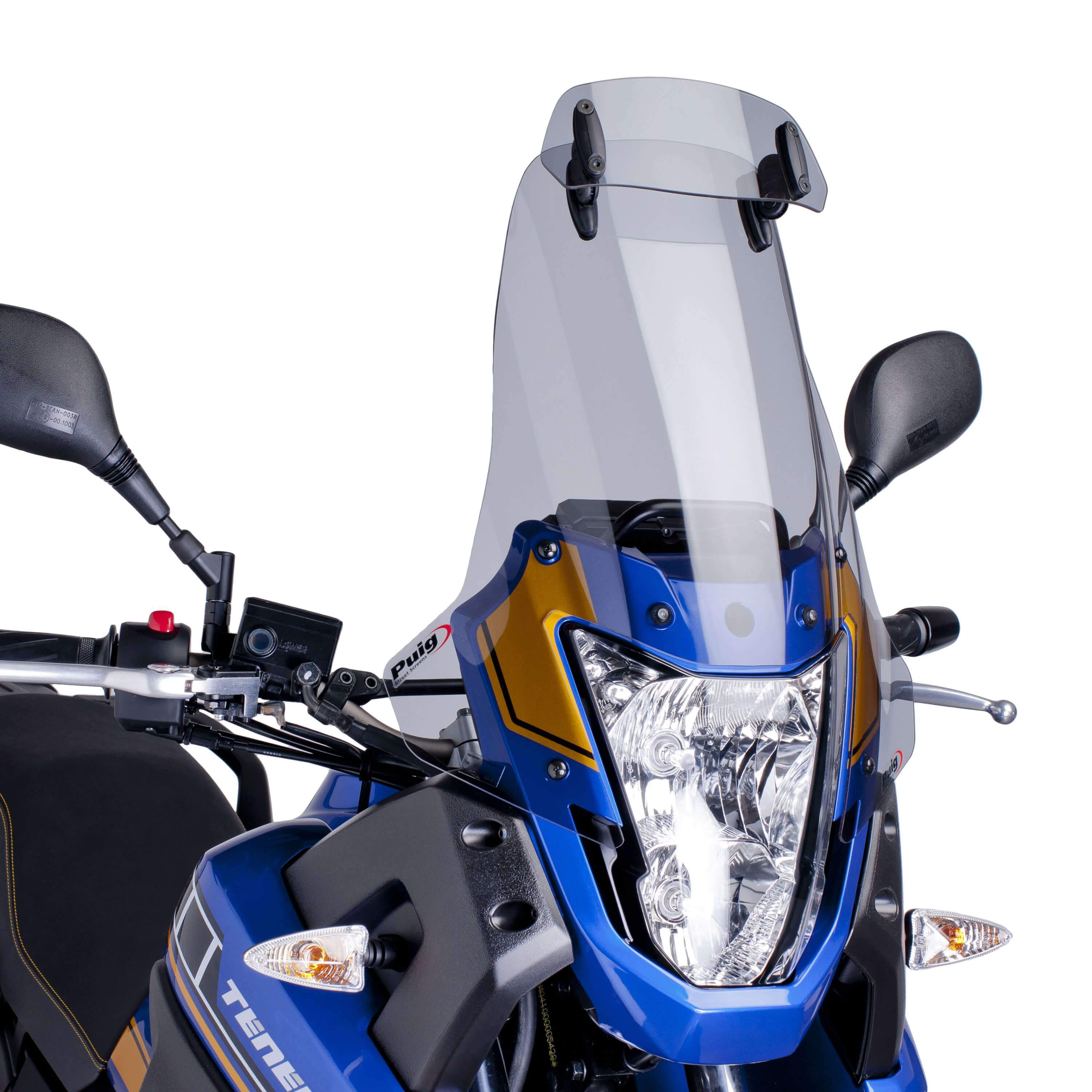 Puig Touring Screen with Visor | Light Smoke | Yamaha XT 660 Z Tenere 2008>2016 -  Shop name
