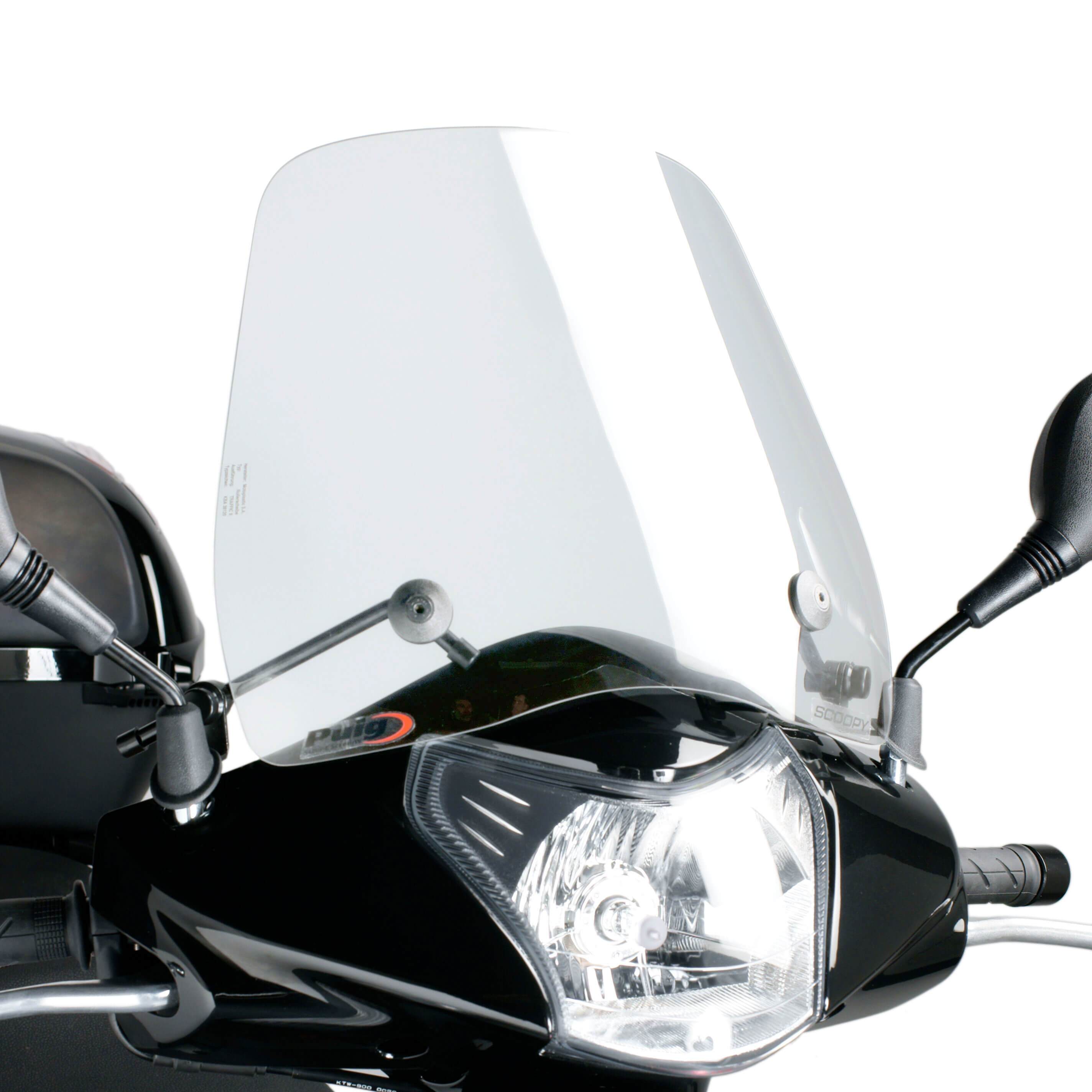 Puig Trafic Screen | Clear | Honda SH 125i 2007>2008-M4045W-Screens-Pyramid Motorcycle Accessories