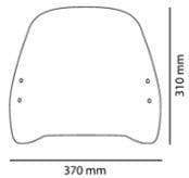 Puig Trafic Screen | Clear | Honda SH 150i 2020>2021 -   Pyramid Motorcycle Accessories