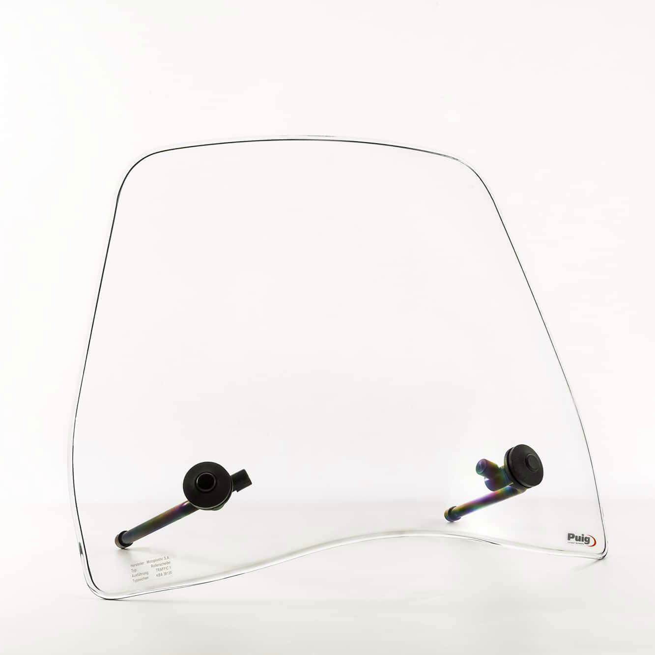 Puig Trafic Screen | Clear | Honda SH 300i 2007>2010-Screens-Pyramid Motorcycle Accessories