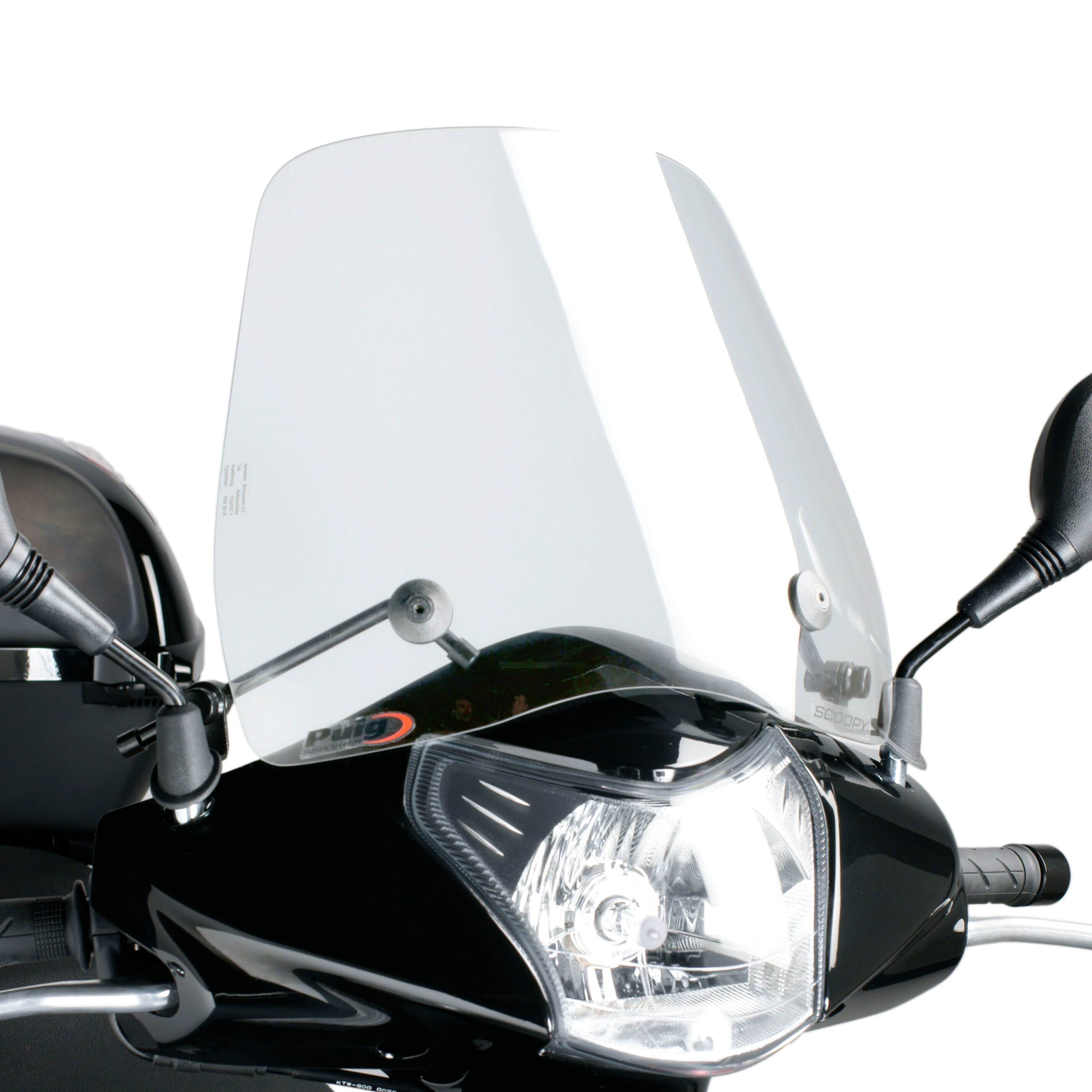 Puig Trafic Screen | Clear | Honda SH 300i 2007>2010-Screens-Pyramid Motorcycle Accessories