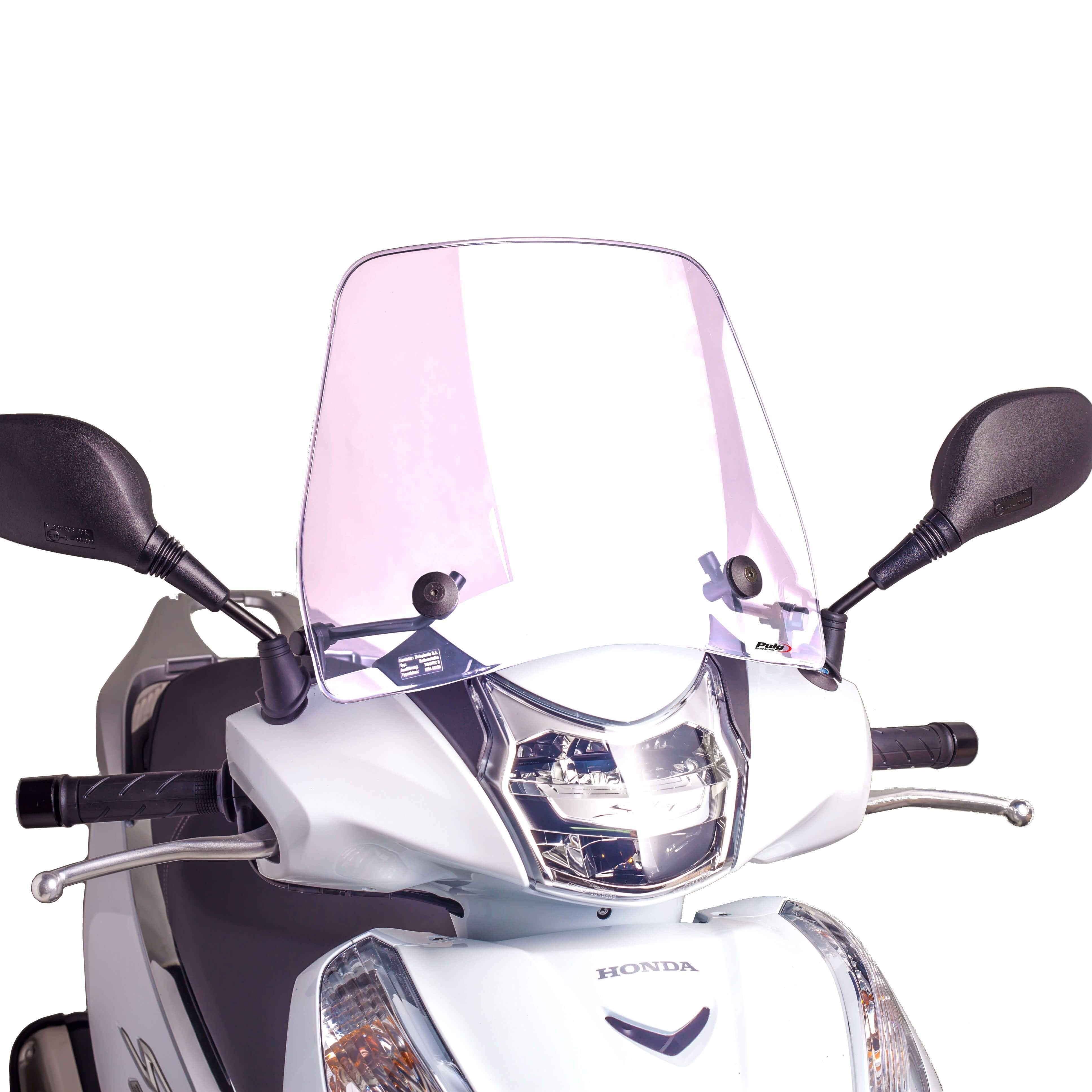 Puig Trafic Screen | Clear | Honda SH 300i 2015>Current-M8134W-Screens-Pyramid Motorcycle Accessories